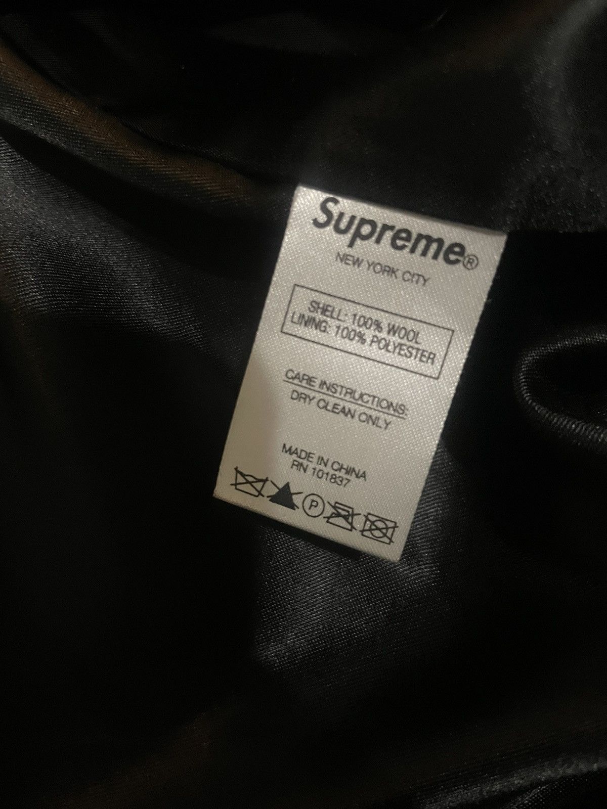 Supreme Supreme/Jamie Reid Its all Bullocks Varsity Jacket Size US M / EU 48-50 / 2 - 6 Thumbnail