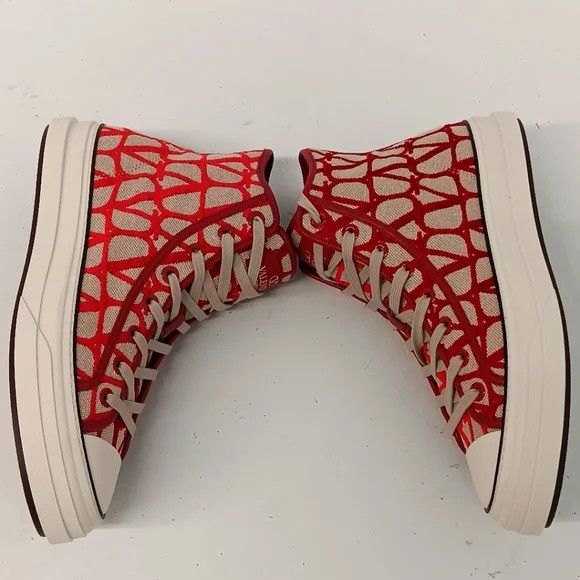 Valentino Valentino Garavani Mens Toile Iconographe Sneakers EU43/US10 Size US 10 / EU 43 - 5 Thumbnail