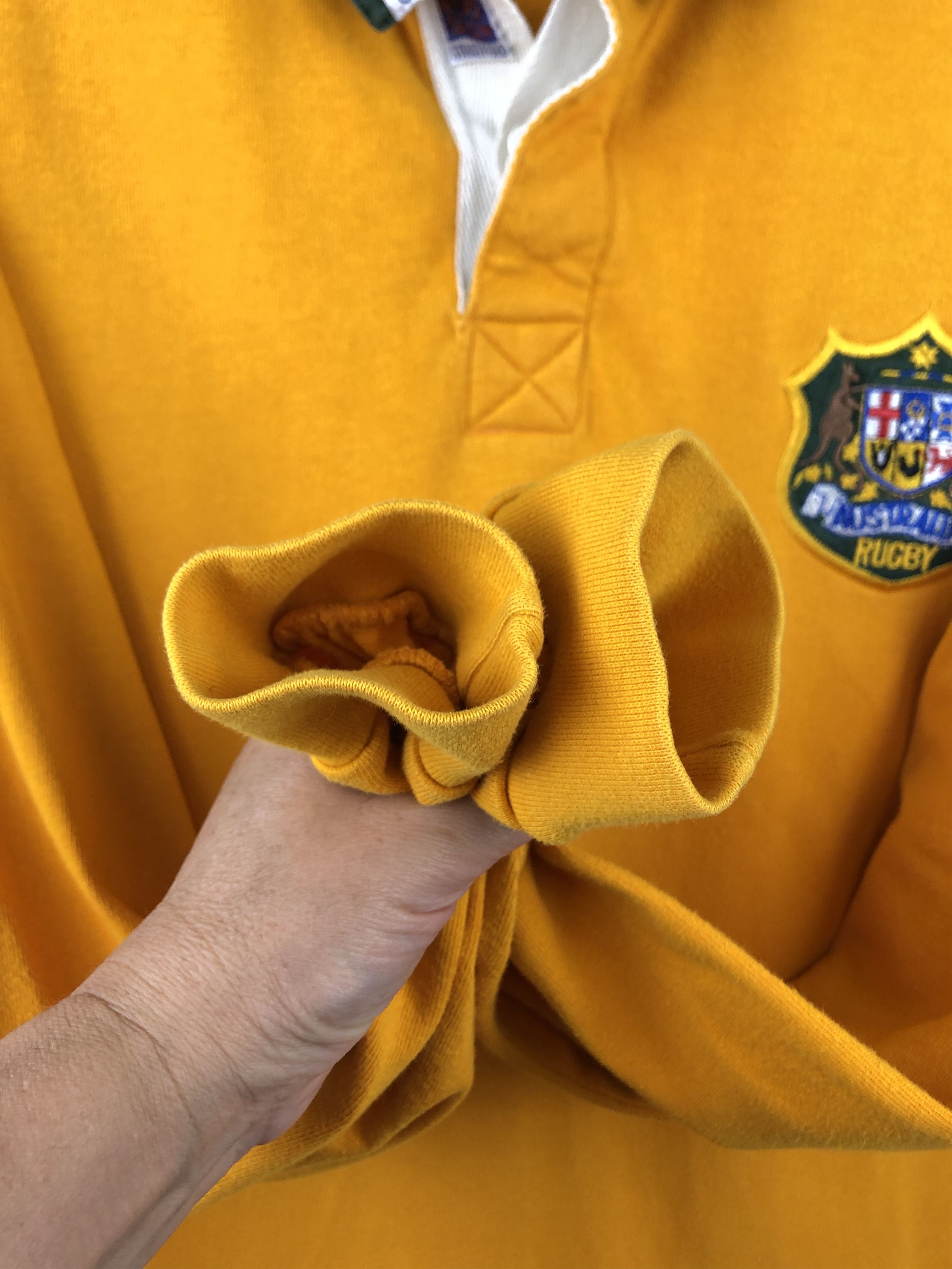 Vintage Vintage Australia Rugby Jersey Shirt Long Sleeve Rare Hype Size US XL / EU 56 / 4 - 10 Thumbnail