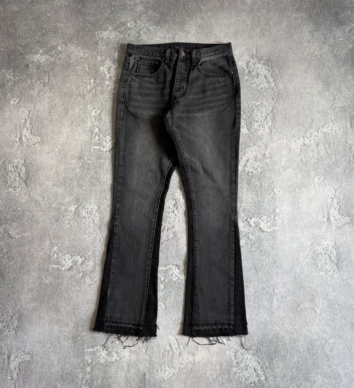 MNML MNML 28 denim designer pants jeans trousers flared y2k punk Size US 28 / EU 44 - 6 Thumbnail