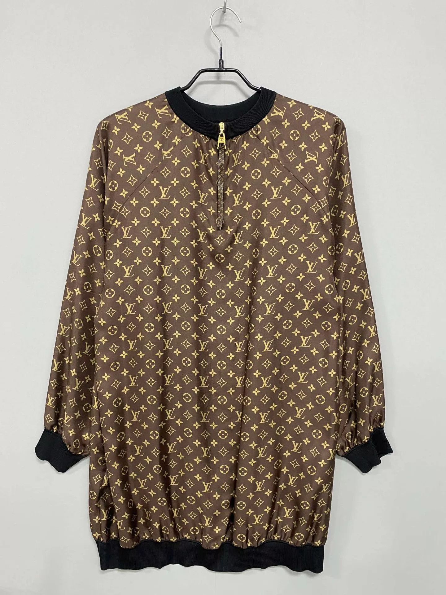 Louis Vuitton LV Monogram Full Print Women's M Dress 99 New Size M / US 6-8 / IT 42-44 - 1 Thumbnail