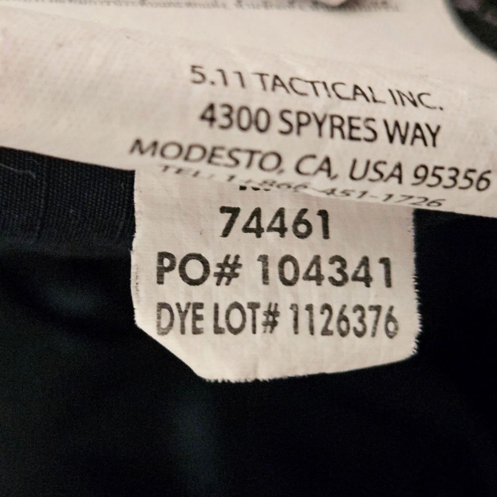 Vintage 511 Tactical Men's Fast-Tac Urban Pants Chino Pants Black 34 x 36 Mens Regular Inseam 36 Black 5.11 Tactical Mens Width: 34x36 Size US 34 / EU 50 - 5 Thumbnail