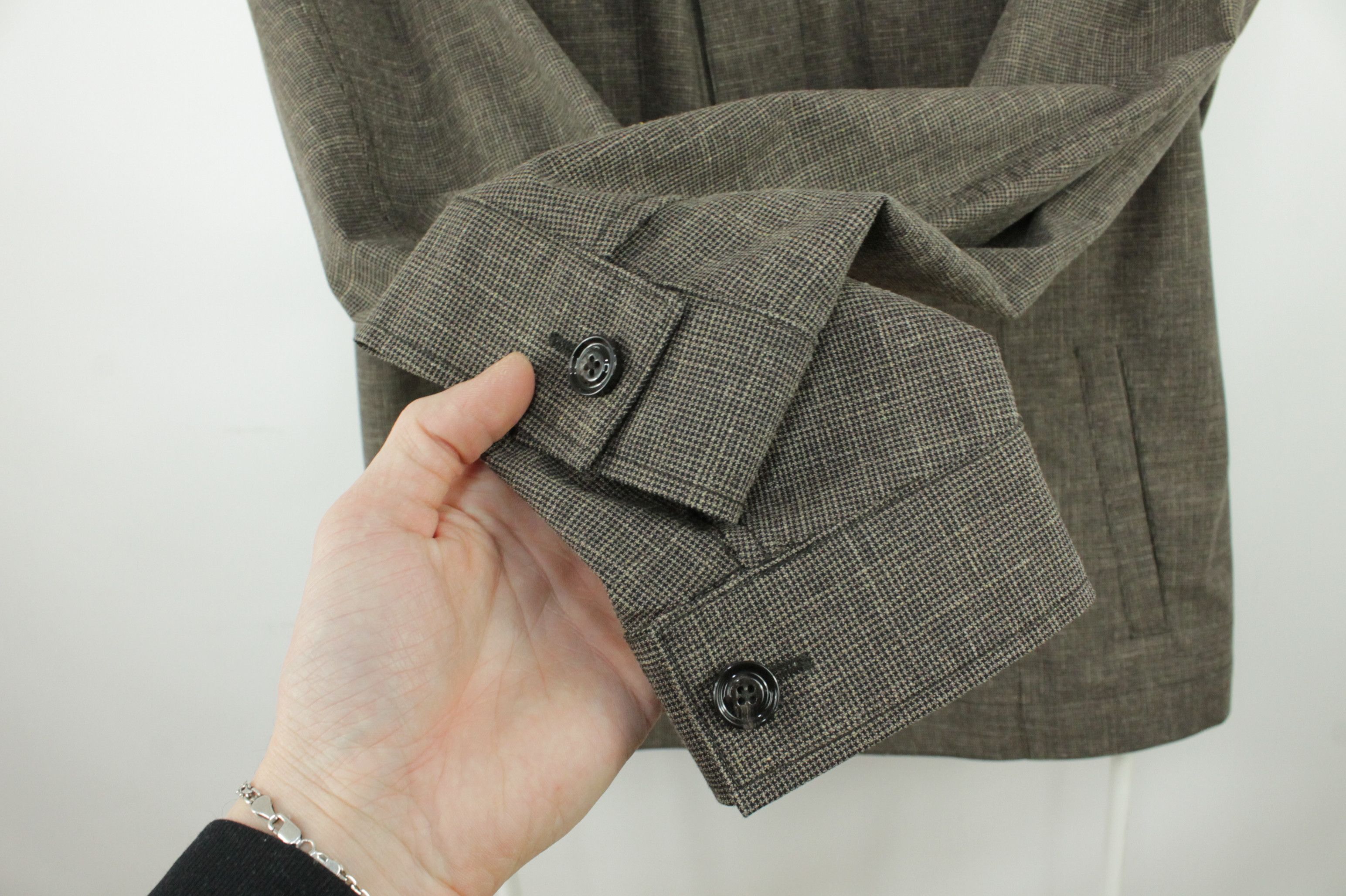 Joop! JOOP! Wool Linen Blend Slim Fit Light Jacket Men's Size US M / EU 48-50 / 2 - 4 Thumbnail