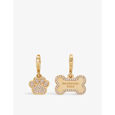 Balenciaga o1la1rc1a0924 Size: OS / Puppy Earrings in Gold Size ONE SIZE - 5 Thumbnail