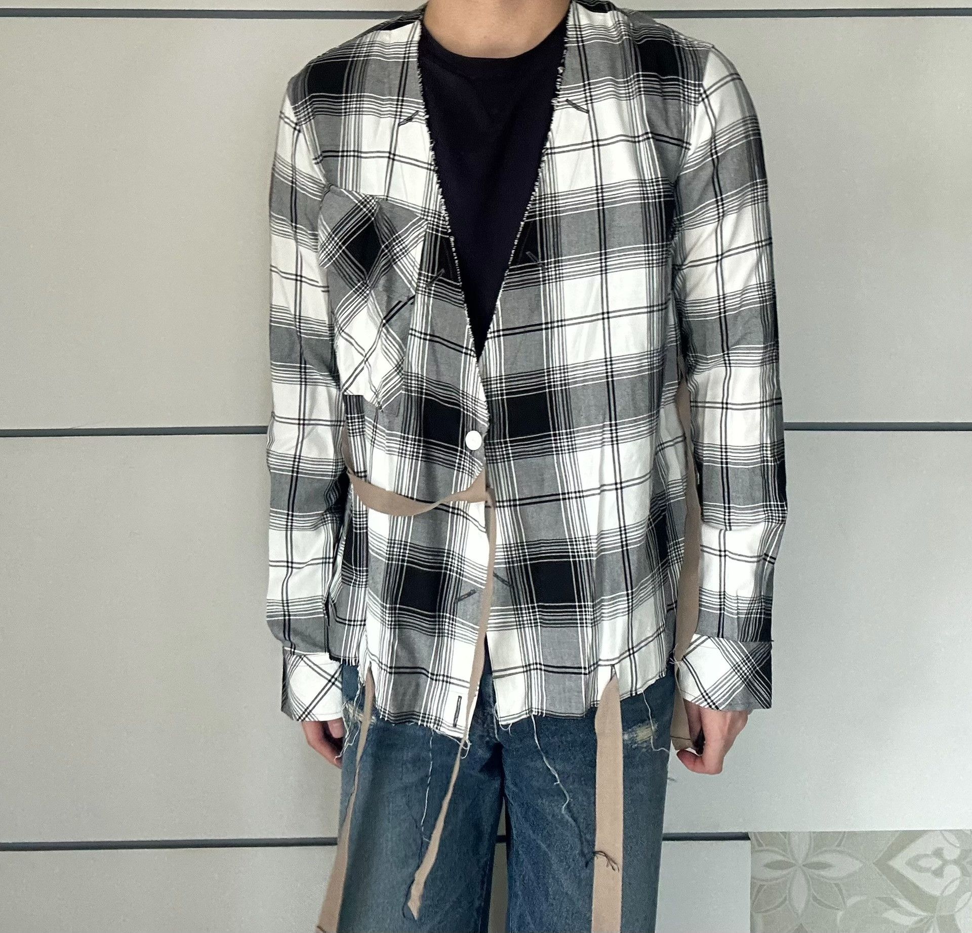 Takahiromiyashita The Soloist. takahiromiyashita thesoloist 17AW checkered cardigan| Size US S / EU 44-46 / 1 - 6 Thumbnail
