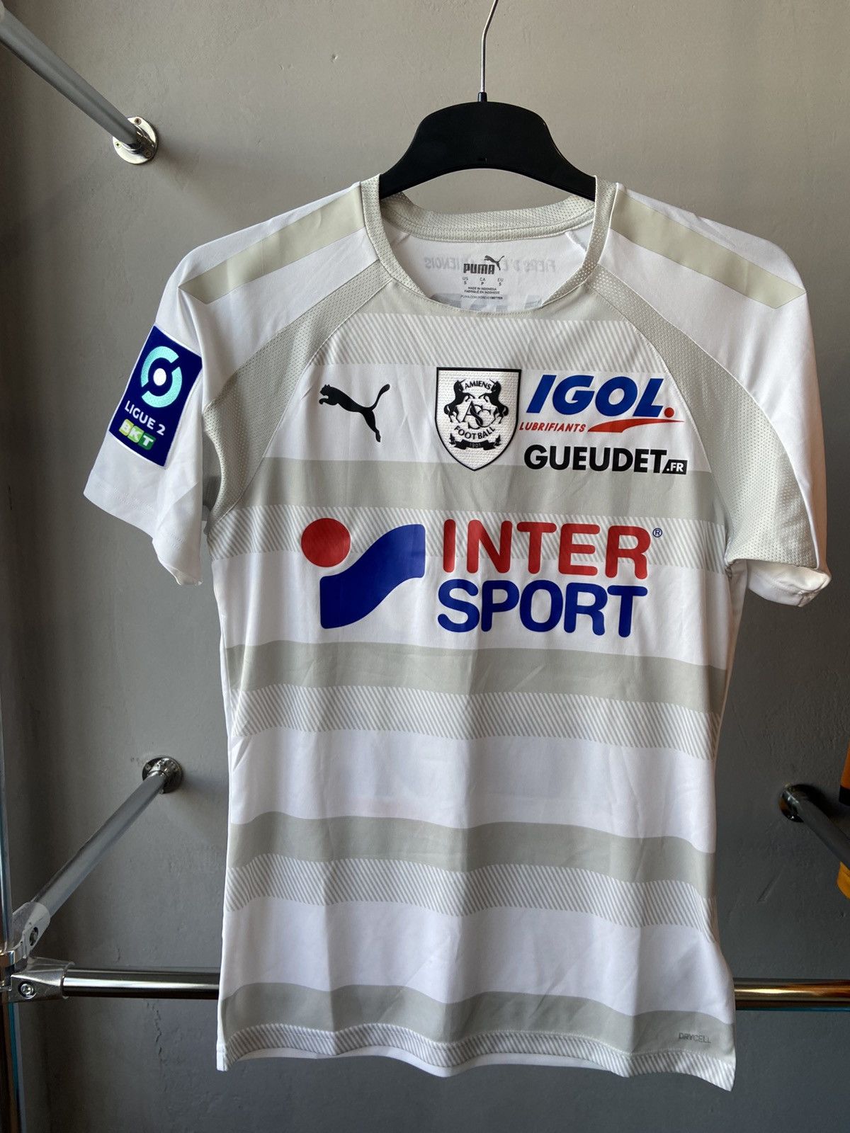 Puma 2022/23 Puma Amiens SC Match Worn Player Issued Jersey Sz S Size US S / EU 44-46 / 1 - 2 Thumbnail