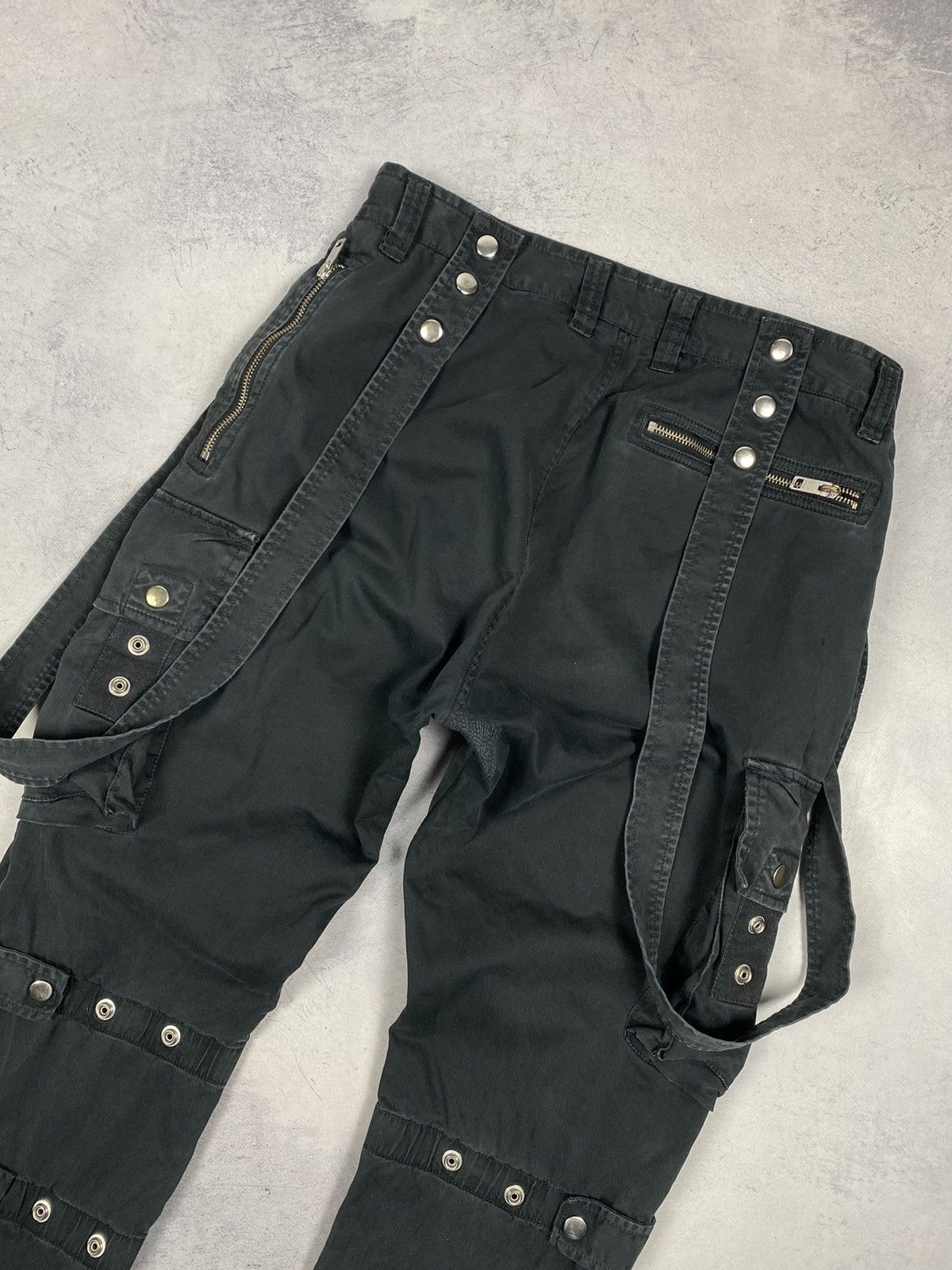 Diesel Diesel Gothic Punk Streetwear Loose Fit Avant-Garde Pants Size US 30 / EU 46 - 12 Thumbnail