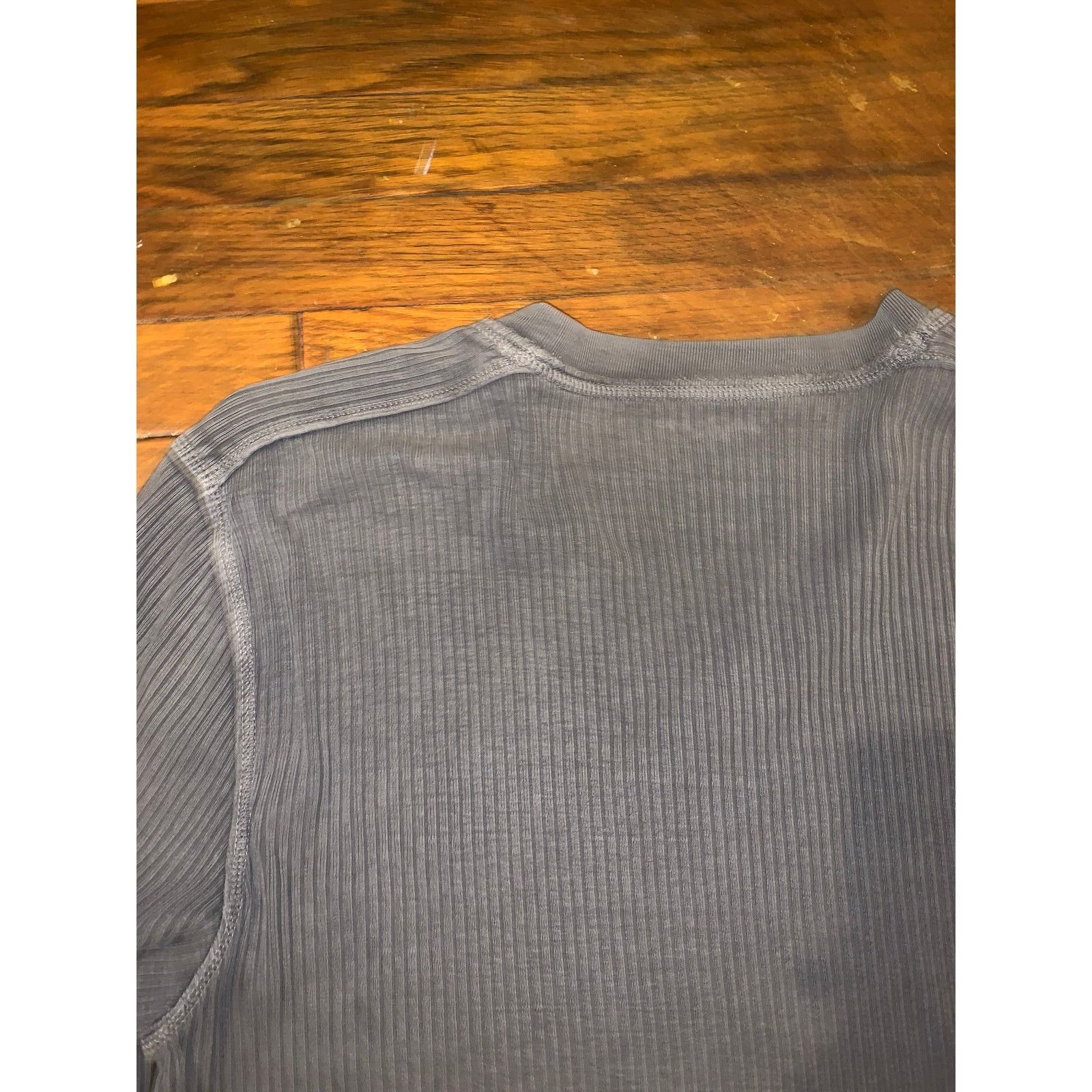 Calvin Klein Calvin Klein Jeans Dark Gray V-Neck Henley Men’s XL Size US XL / EU 56 / 4 - 10 Thumbnail