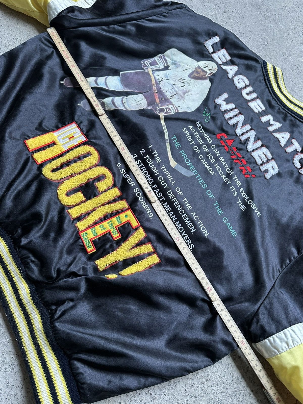 Campia Moda Campri Bomber NHL International Hockey League Vintage XL 56 Size US XL / EU 56 / 4 - 17 Thumbnail