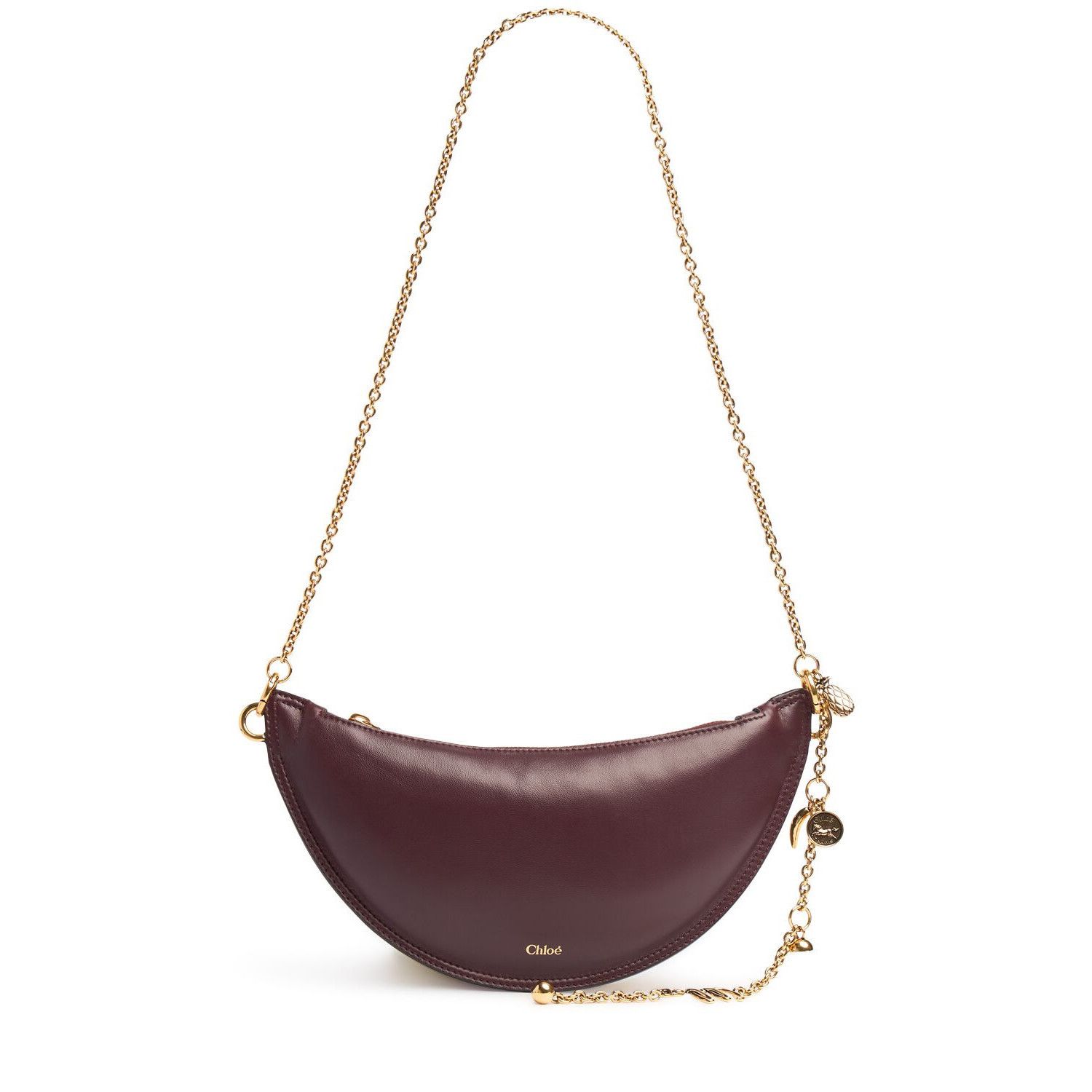 Chloe Icons Mini Grenat Shoulder Bag New & Authentic