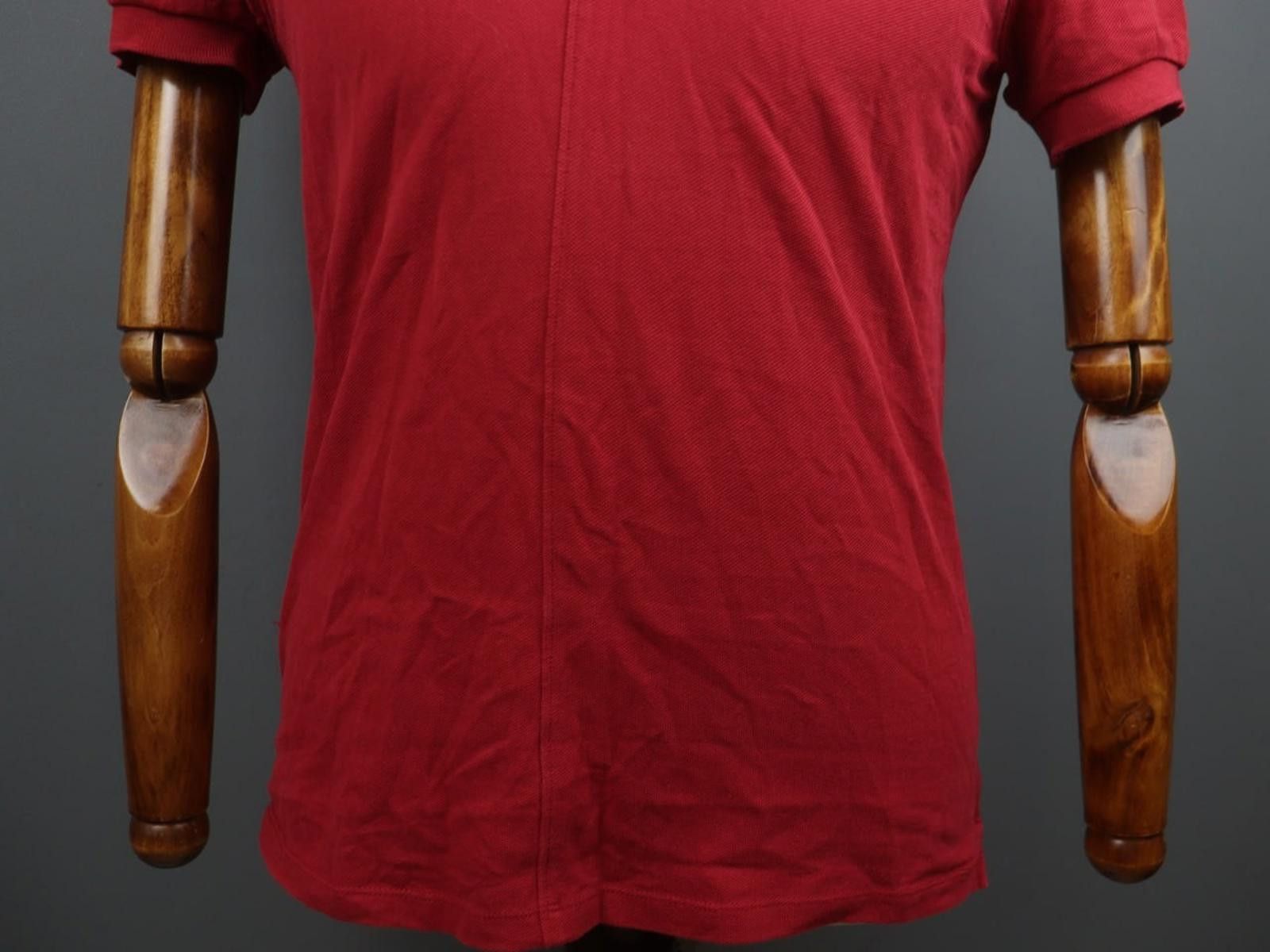 J.Lindeberg J.Lindeberg Red 100% Cotton Popover Polo Shirt Size M Size US M / EU 48-50 / 2 - 12 Thumbnail