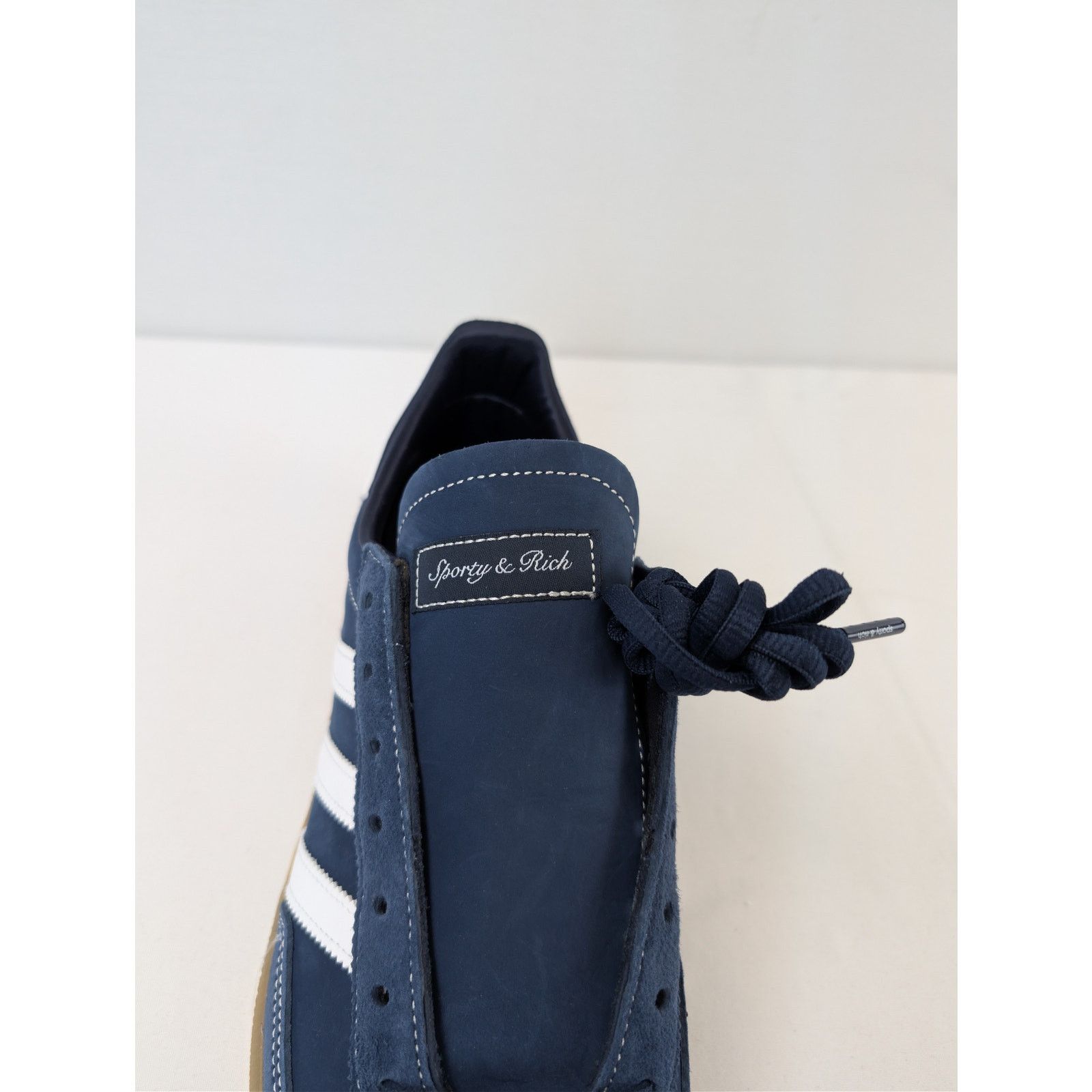 Adidas × Sporty & Rich o1rshd1 Handball Spezial x Sporty & Rich sneakers Beige/Blue Size US 11.5 / EU 44-45 - 15 Thumbnail