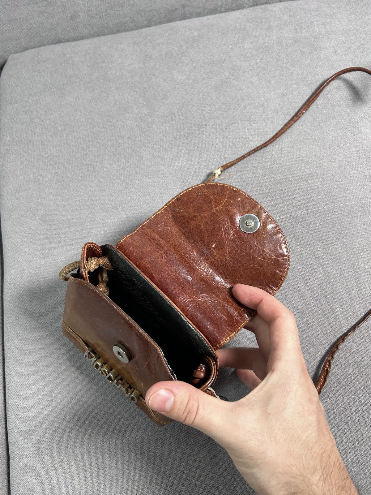 Vintage 90’s vintage Leather y2k mini bag Size ONE SIZE - 4 Thumbnail