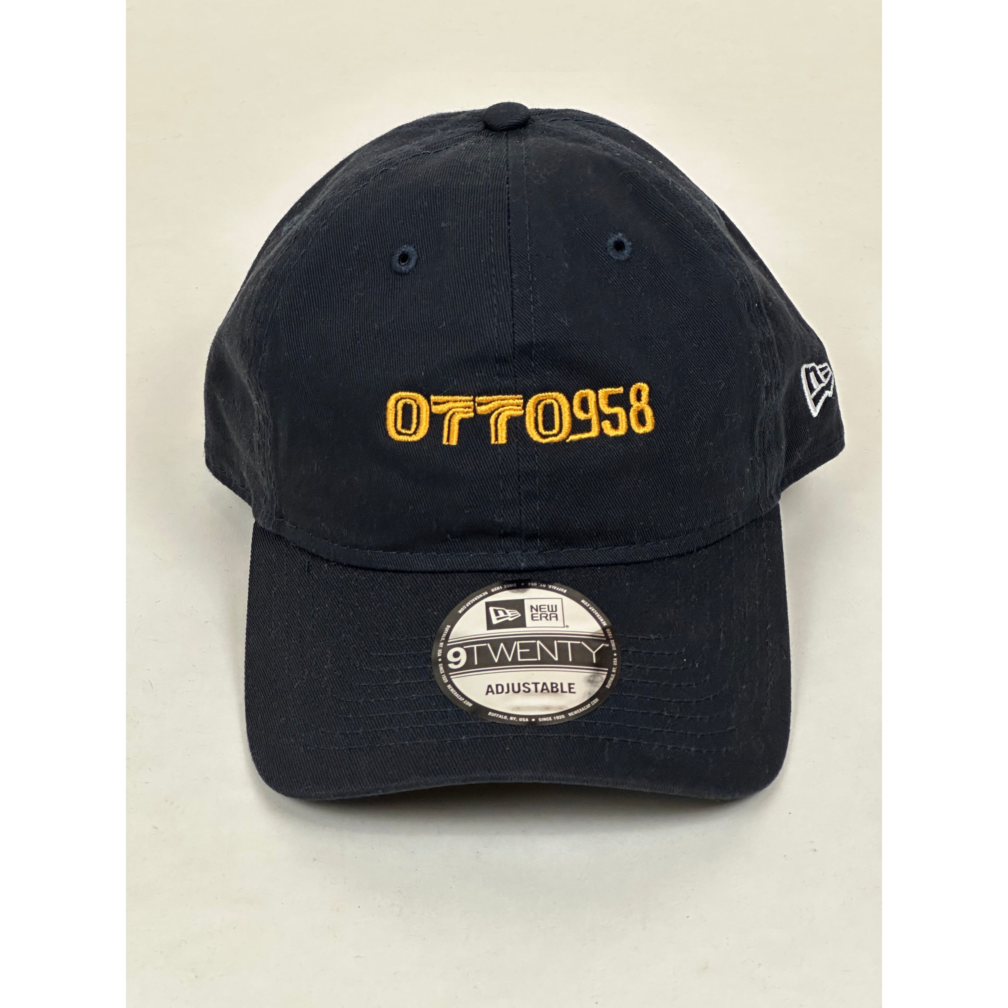 image of Kiko Kostadinov x Otto 958 2023 Otto 958 Spellout Logo 6-Panel Dad Hat Black, Men's