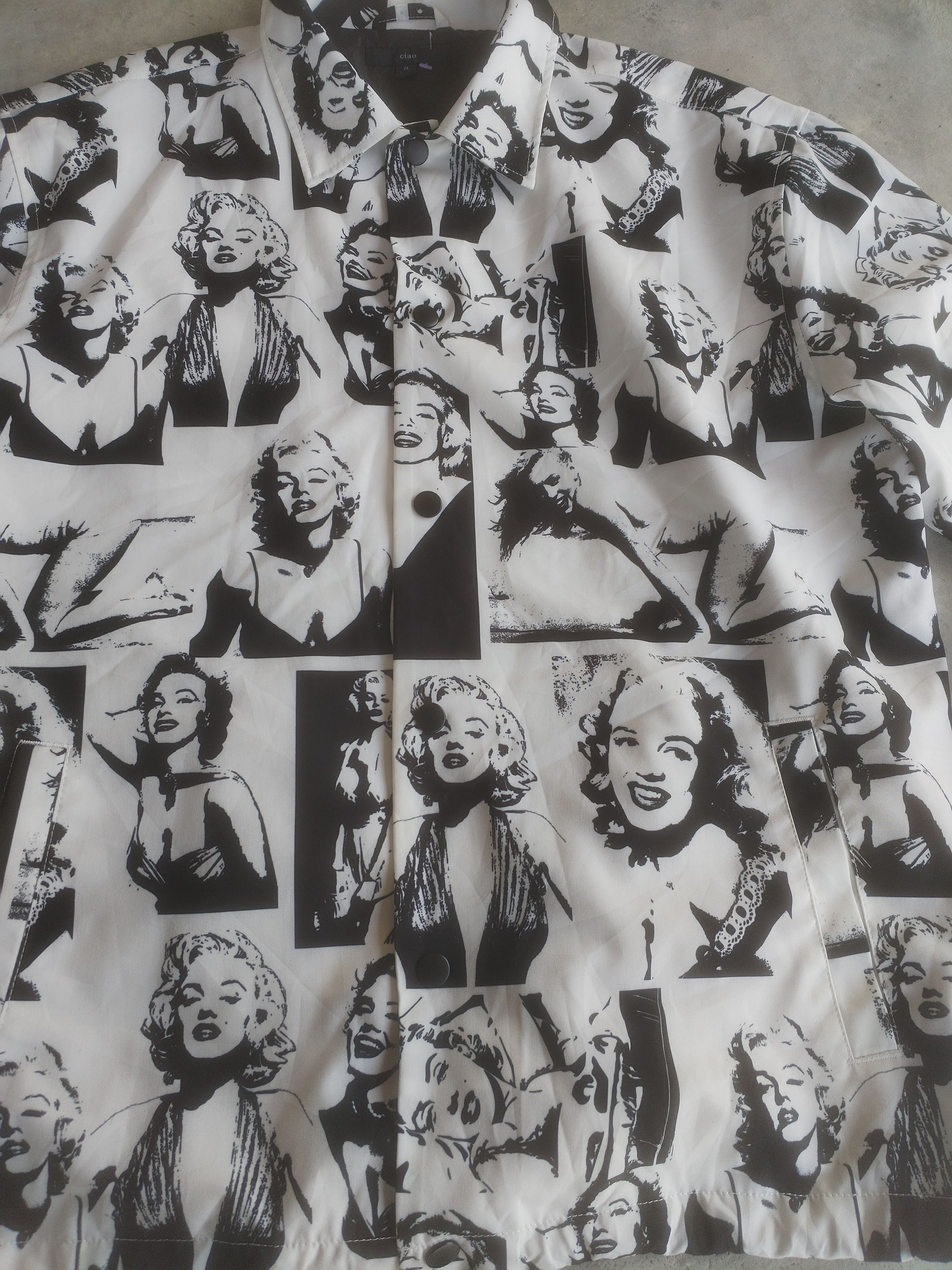 Japanese Brand × Vintage Vintage Marilyn Monroe Overprint Coach Jacket Size US M / EU 48-50 / 2 - 4 Thumbnail