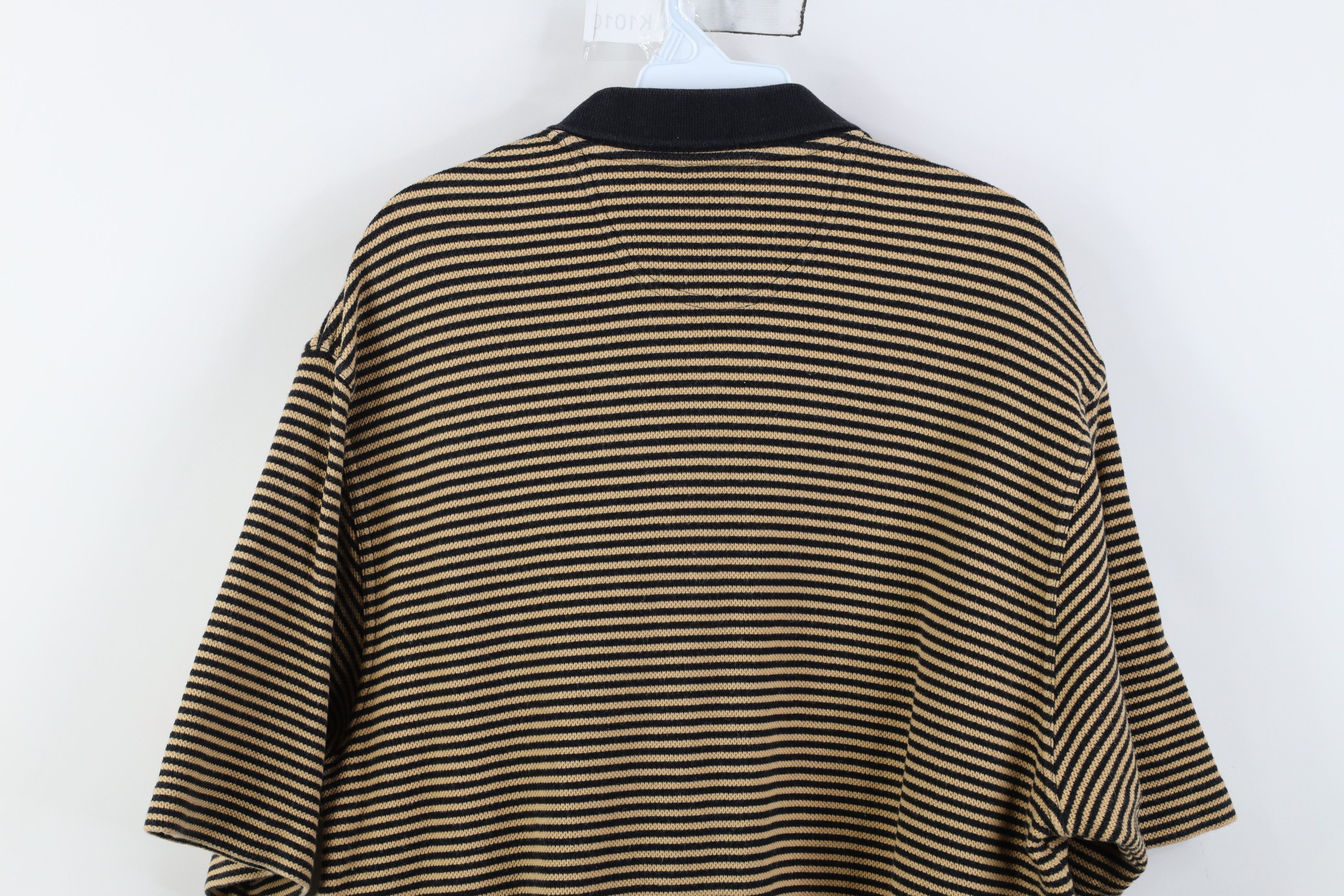 Vintage Vintage 90s Streetwear Thermal Knit Collared Golf Polo Shirt Size US L / EU 52-54 / 3 - 11 Thumbnail