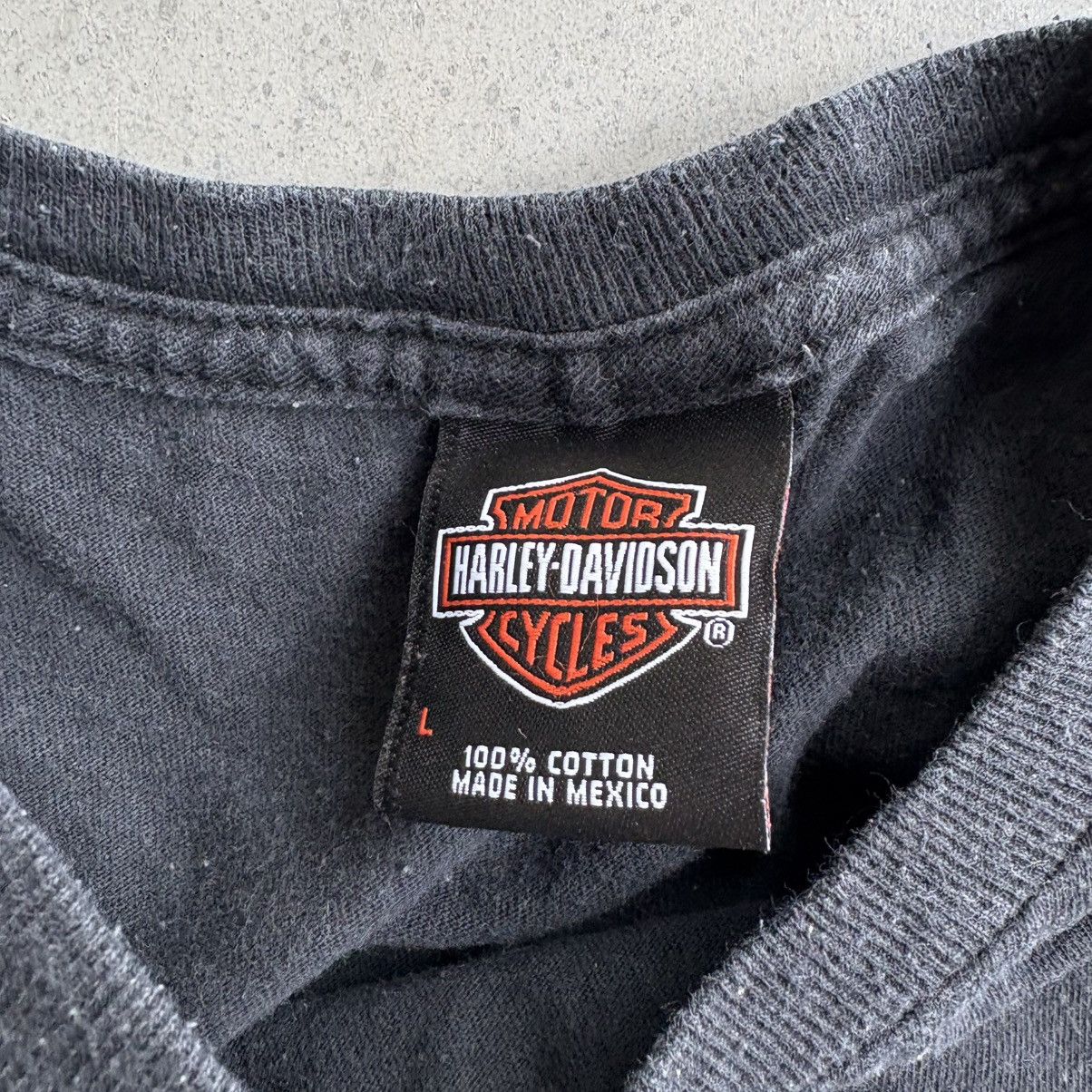 Harley Davidson × Vintage Vintage Harley Davidson Black Beach Shirt XL Motorcycle Tee Size US XL / EU 56 / 4 - 3 Thumbnail