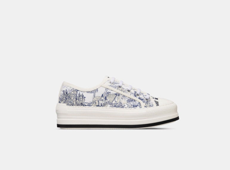 Dior o1w1db10426 KCK385 Low-Top Sneakers in Deep Blue/White Size US 12 / IT 42 - 1 Thumbnail
