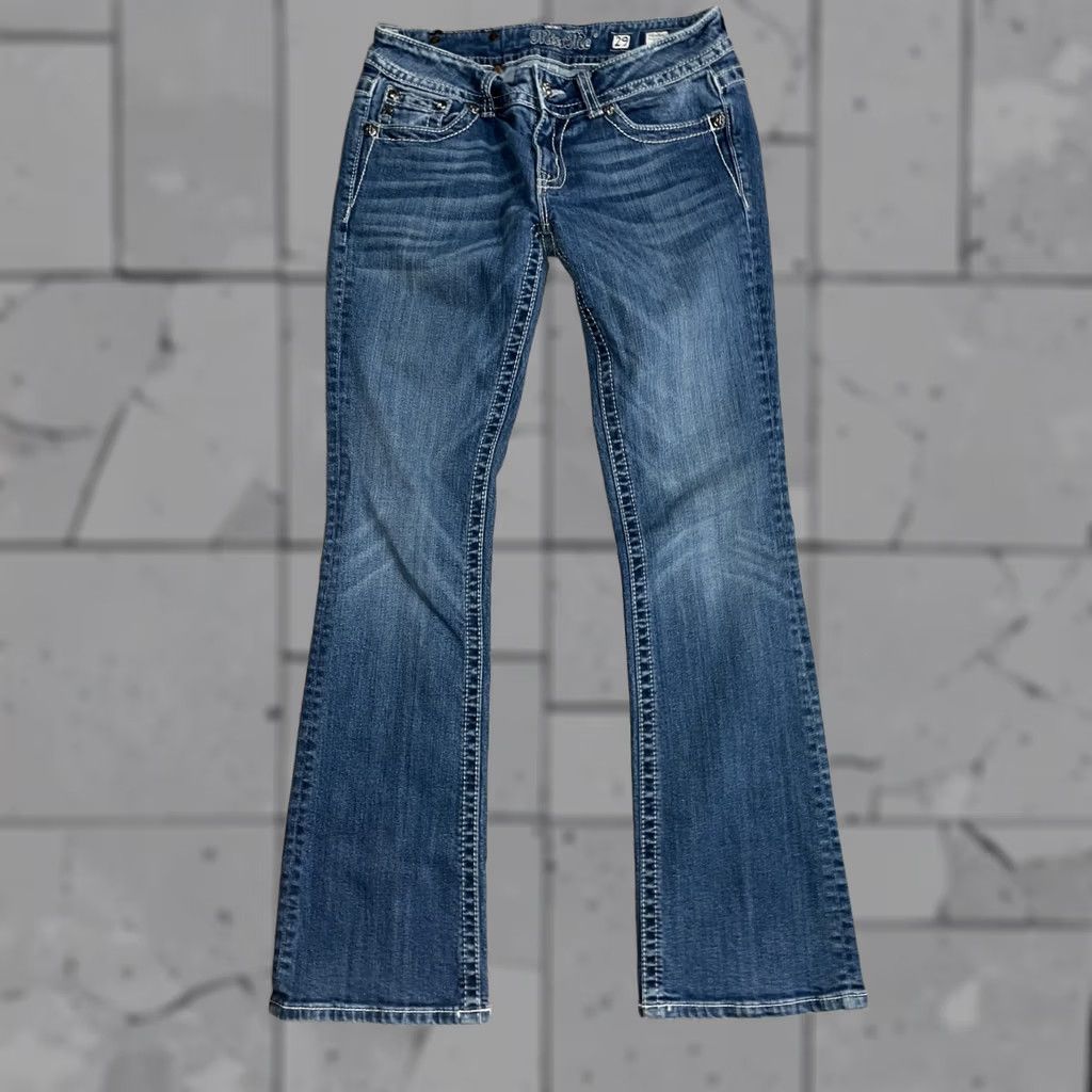 Miss Me Miss Me Jeans Bootcut Womens 27 34” Inseam Blue Size 27 Regular Womens Jeans Size 27" / US 4 / IT 40 - 1 Thumbnail