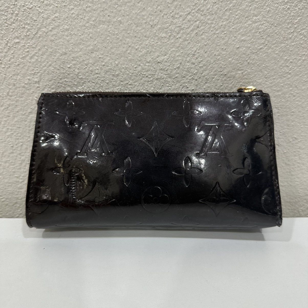 Louis Vuitton LOUIS VUITTON AMARANTE MONOGRAM VERNIS TROUSSE COSMETIC BAG Size ONE SIZE - 3 Thumbnail