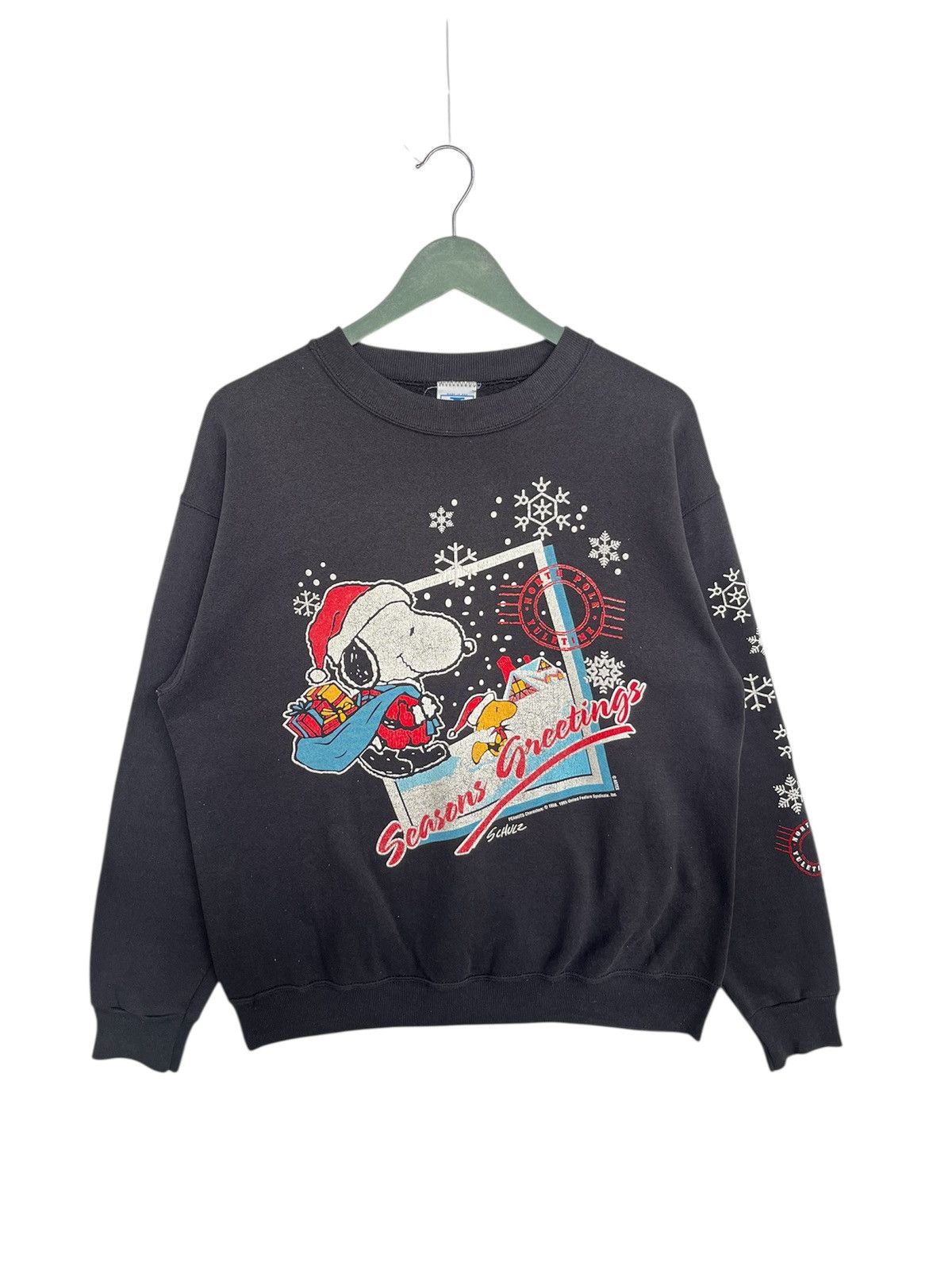 Peanuts Vintage 90s Peanuts Session Greetings Sweatshirt Size US M / EU 48-50 / 2 - 1 Thumbnail