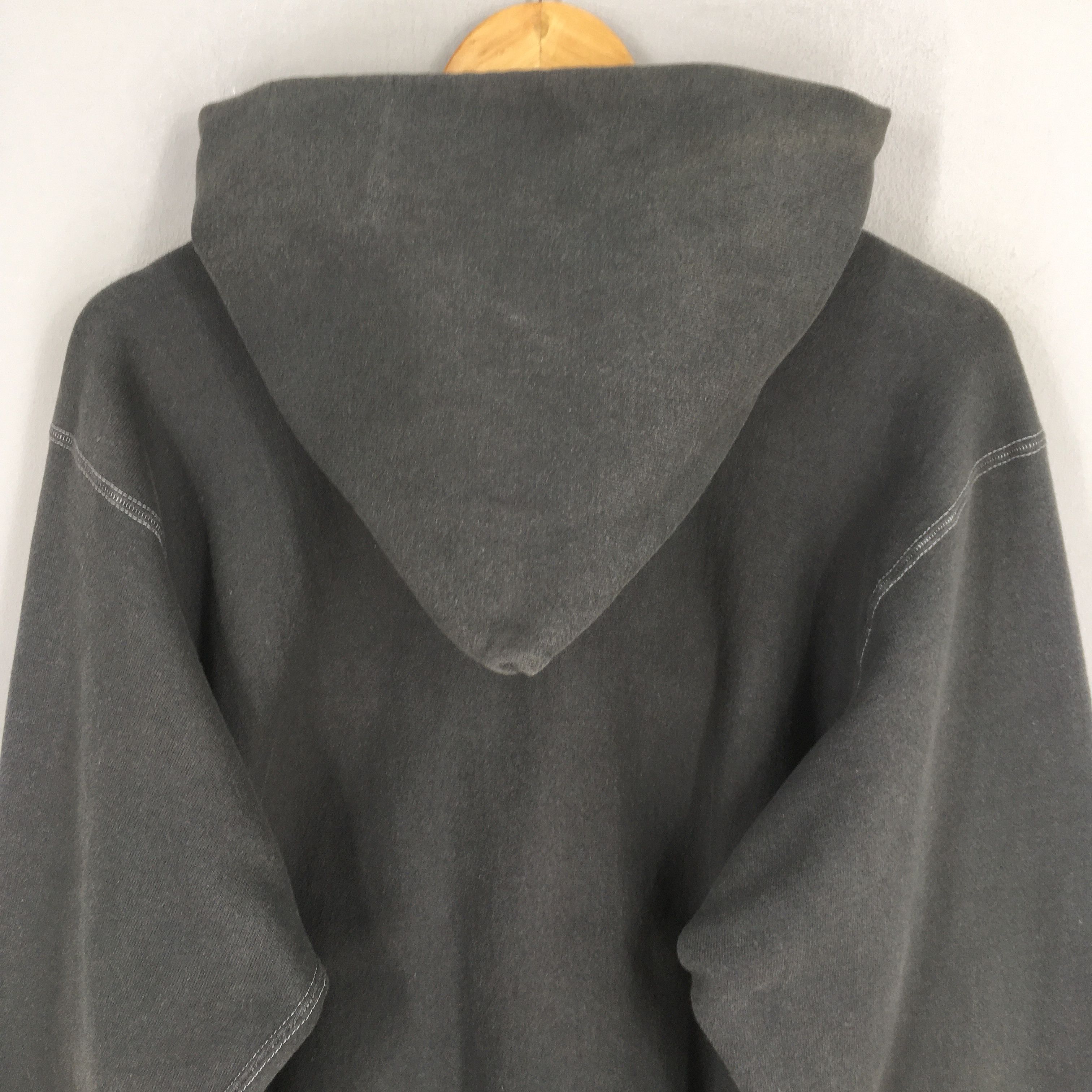 Champion × Vintage Vintage Champion Reverse Weave Black Hoodie Sweatshirt Large Size US L / EU 52-54 / 3 - 7 Thumbnail