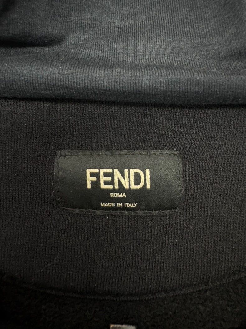 Fendi Fendi Fendi Wool little monster zipper hoodie jacket Size US L / EU 52-54 / 3 - 5 Thumbnail