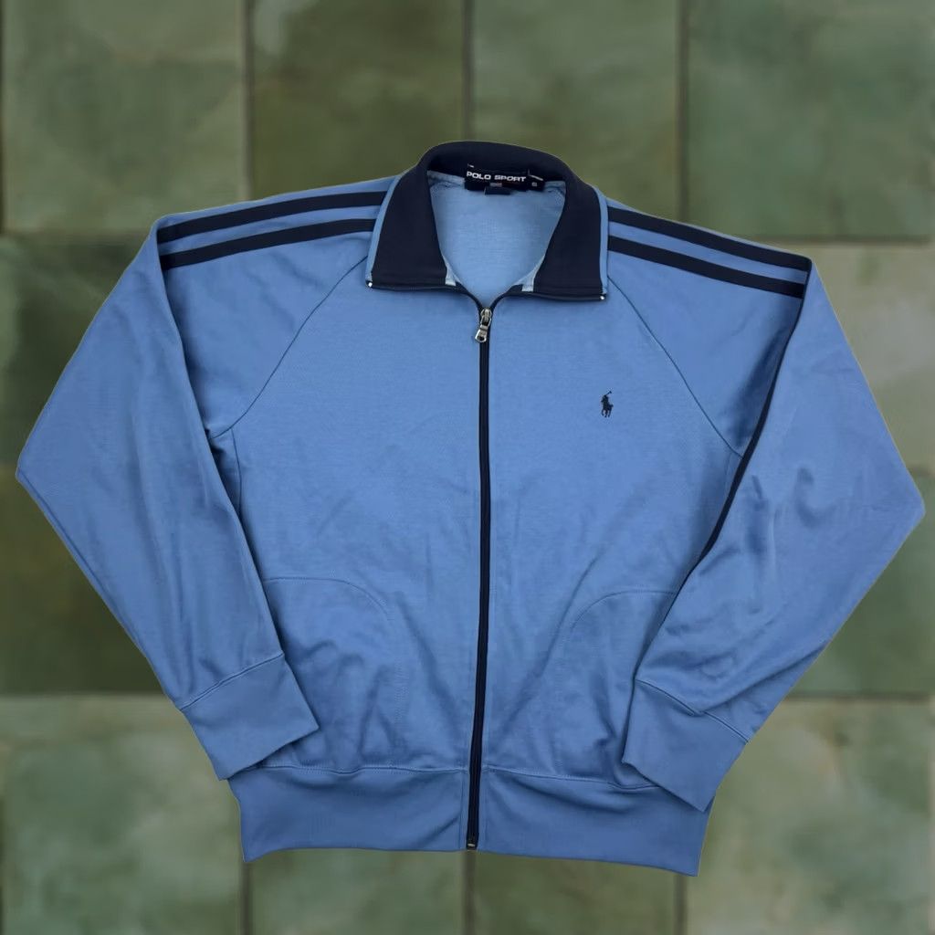 Vintage Vintage Polo Sport Athletic Jacket Adult Smell Full Zip Collar Sports 90s Y2K Size US S / EU 44-46 / 1 - 1 Thumbnail
