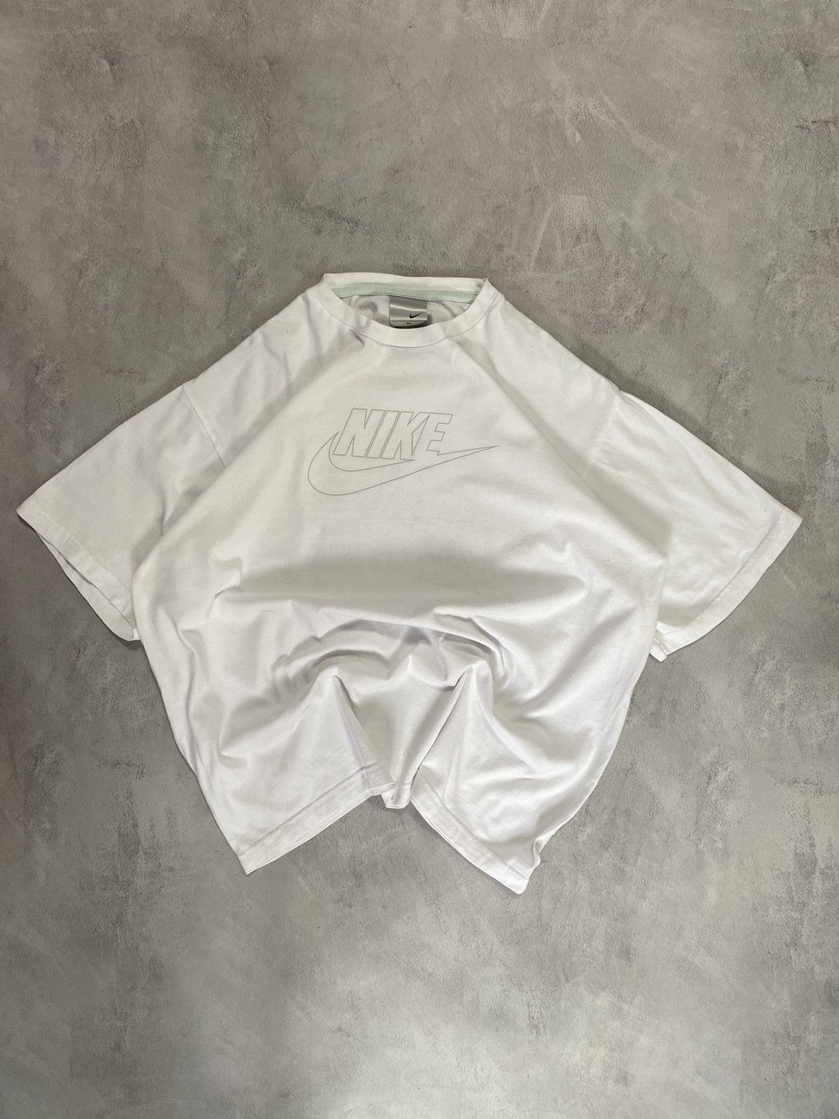 Nike 🐑 Vintage 90s T Shirt NIKE Big Logo Oversized Size US XL / EU 56 / 4 - 1 Thumbnail
