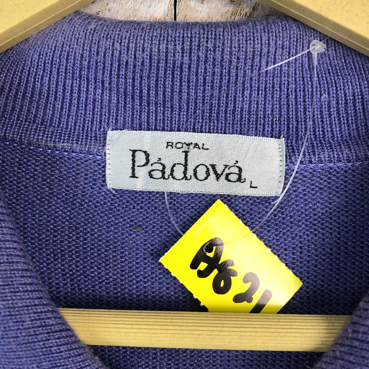 Japanese Brand Padova Purple vintage Polos #A821 Size US L / EU 52-54 / 3 - 10 Thumbnail