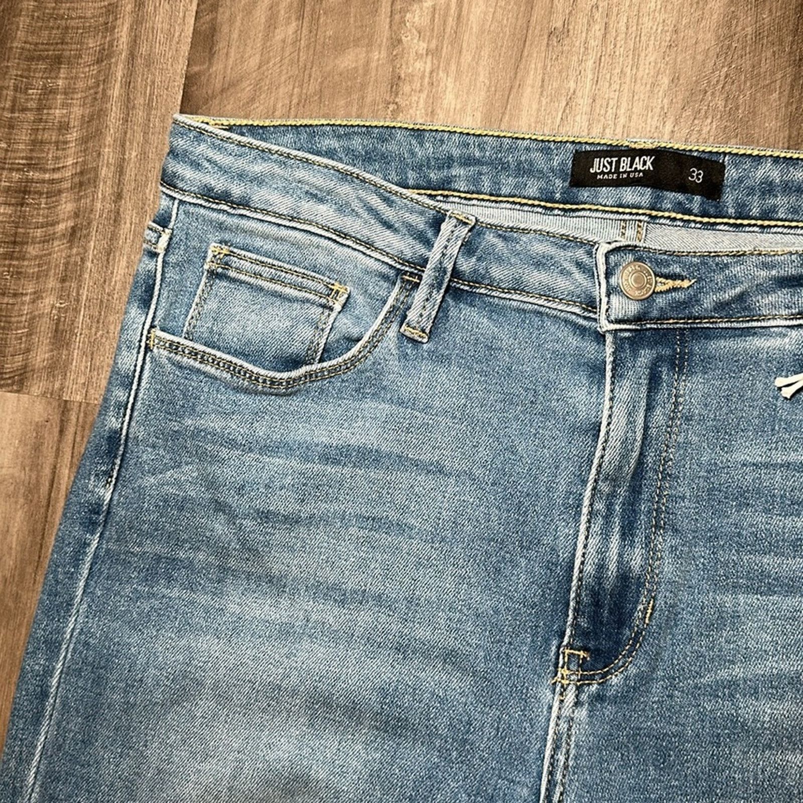 Other Just Black Mid Rise Skinny Capri Jeans - 33 Size 33" - 5 Thumbnail