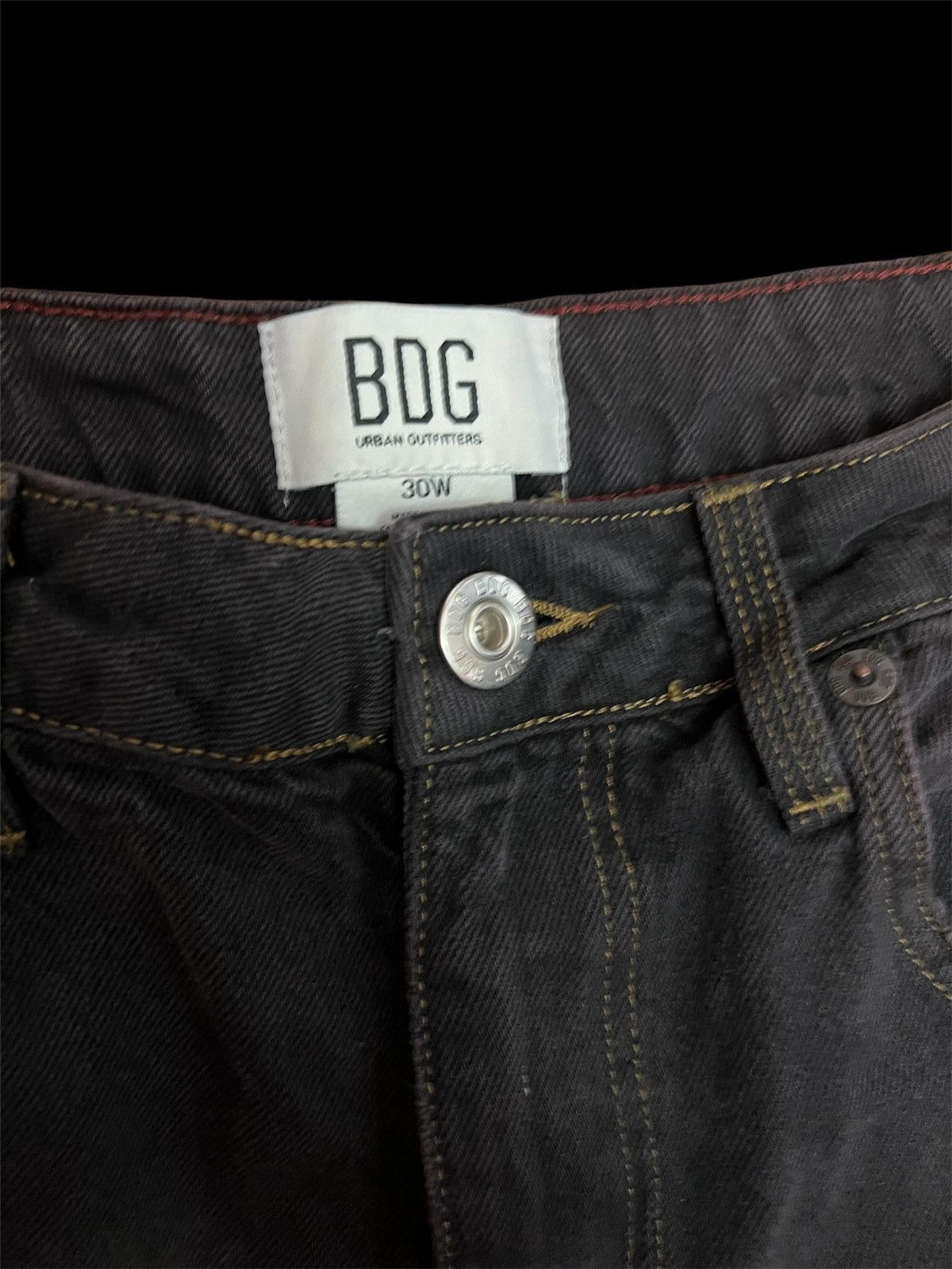 Bdg × Vintage Baggy Brown Denim Size US 32 / EU 48 - 3 Thumbnail