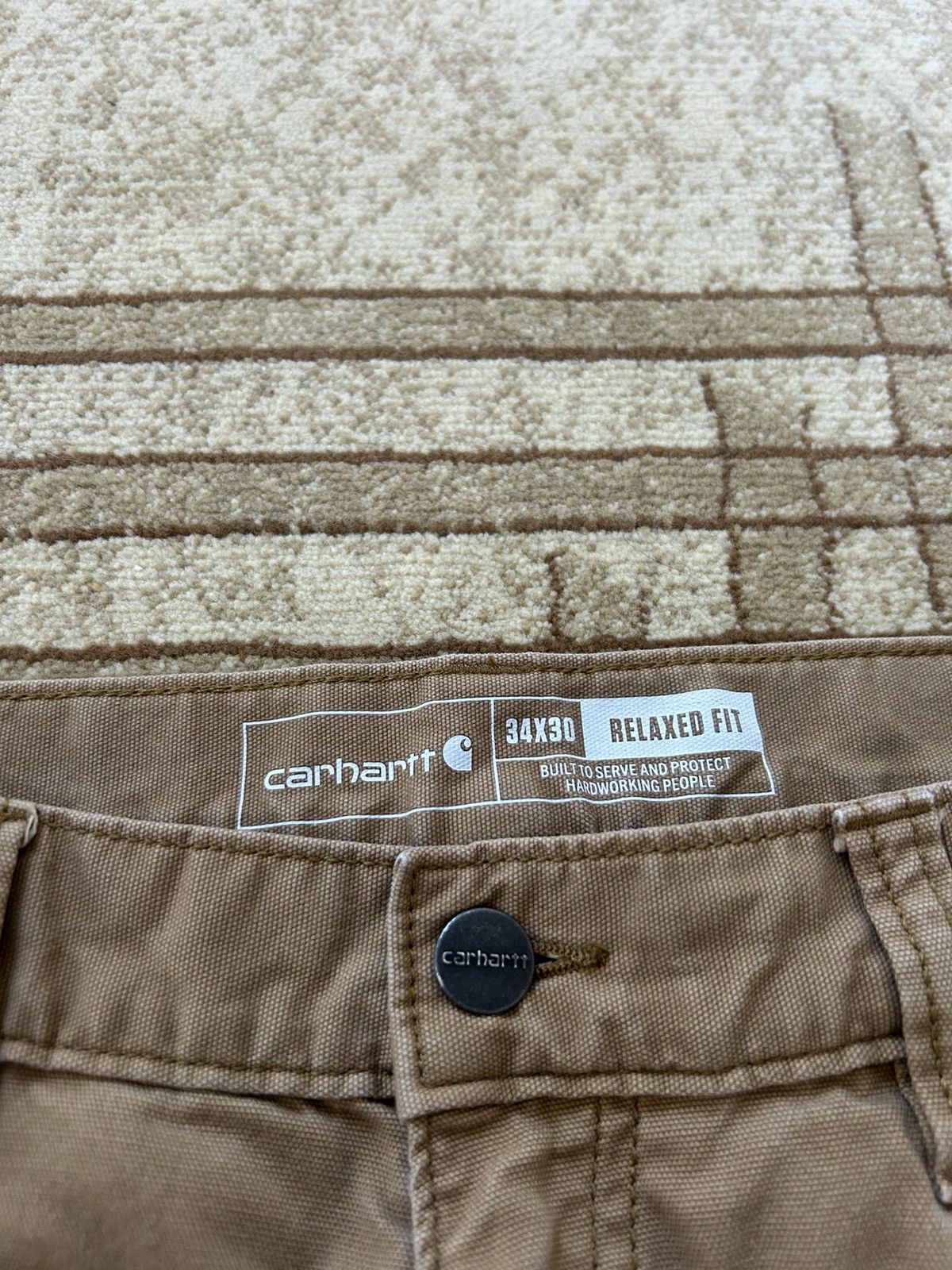 Carhartt Carhartt Tan Utility Carpenter Pants Size US 34 / EU 50 - 6 Thumbnail