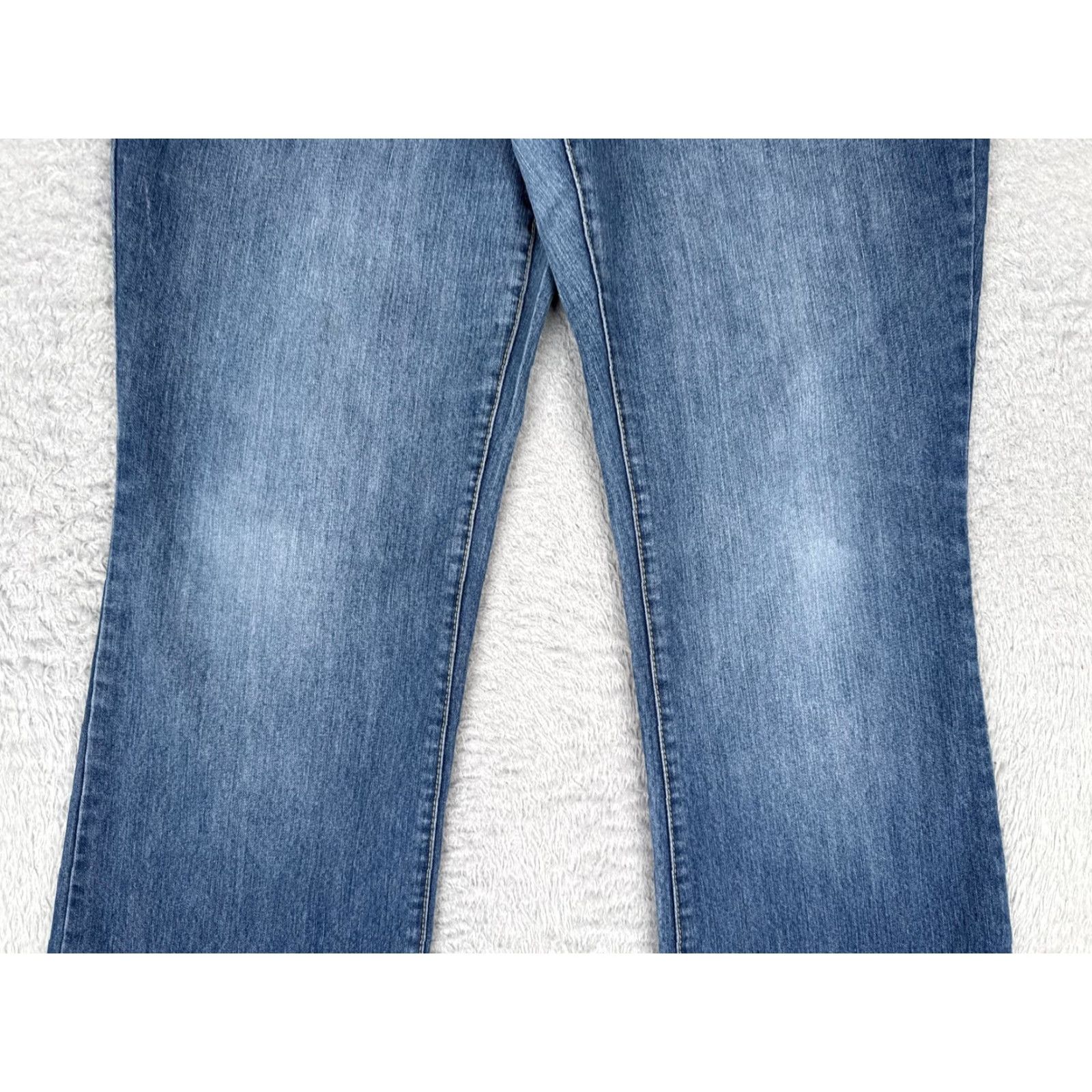 Faded Glory Faded Glory Jeans Womens Bootcut 14 Blue Medium Wash Mid Rise Stretch Denim 34x31 Size 36" / US 14 / IT 50 - 3 Thumbnail