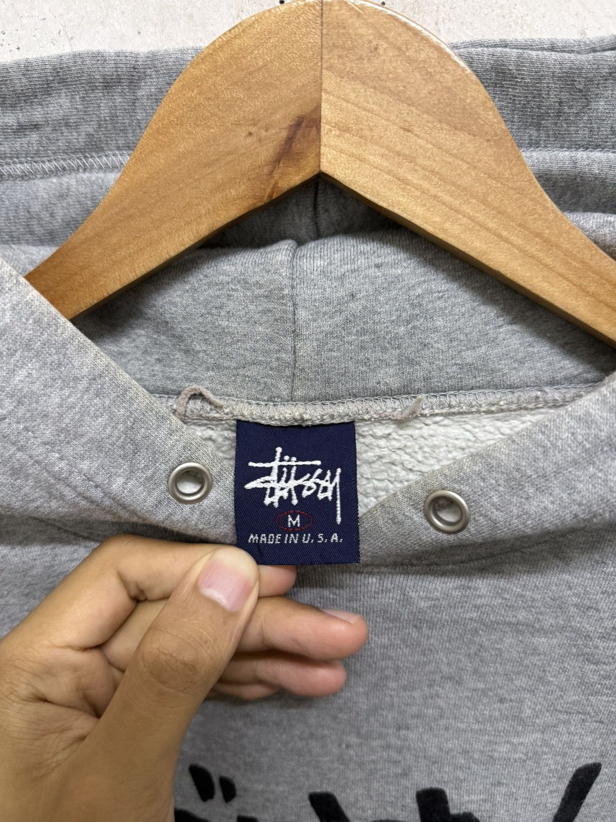 Stussy Vintage 90's Stussy Eric Haze Hoodie Size US M / EU 48-50 / 2 - 4 Thumbnail