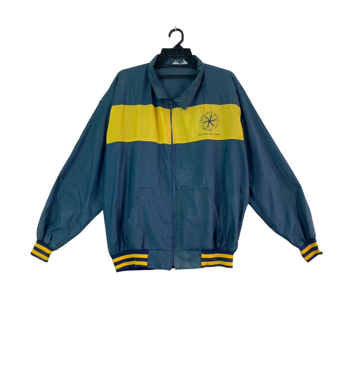 Vintage Vtg 90 ESG Lake Placid New York States Parks Syracuse jacket Size US L / EU 52-54 / 3 - 1 Thumbnail