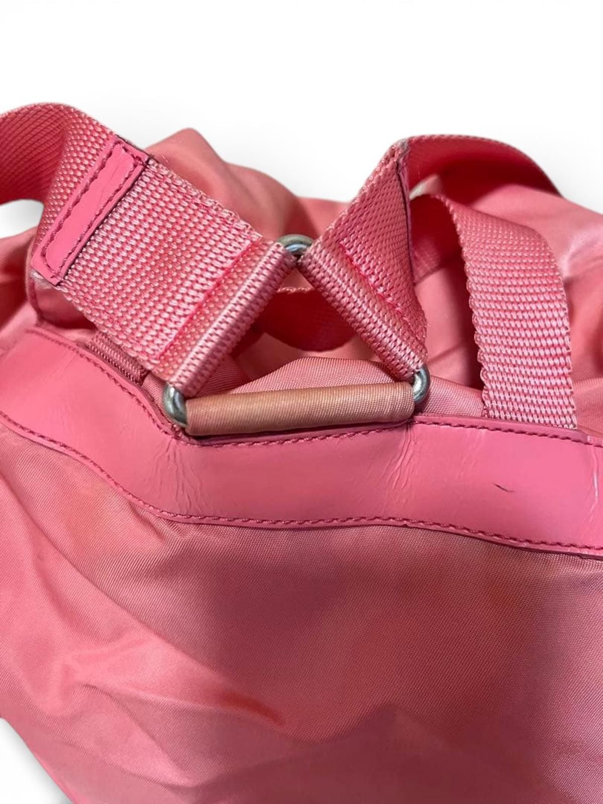 Prada Prada - Pink Nylon Backpack Buckle Detail Size ONE SIZE - 4 Thumbnail