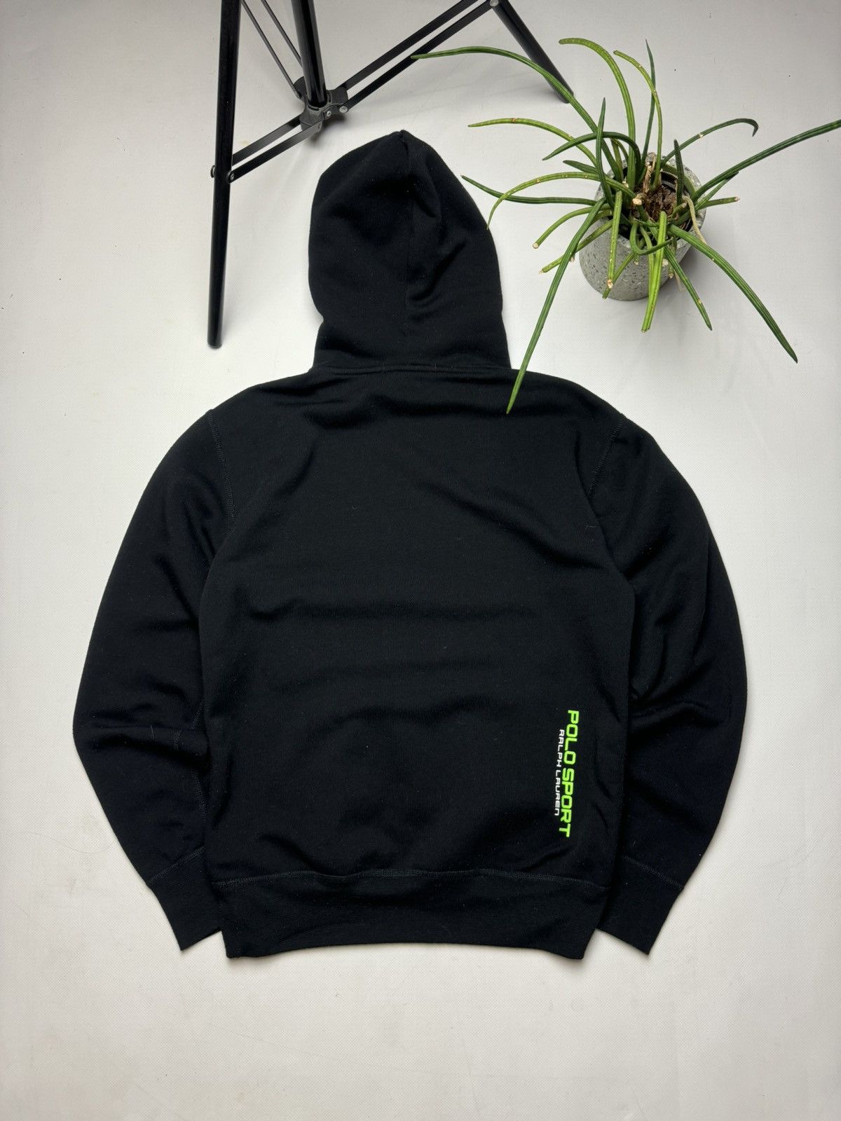 Polo Ralph Lauren × Vintage Rare vintage Polo Ralph Lauren Sport hoodie black y2k Size US S / EU 44-46 / 1 - 7 Thumbnail