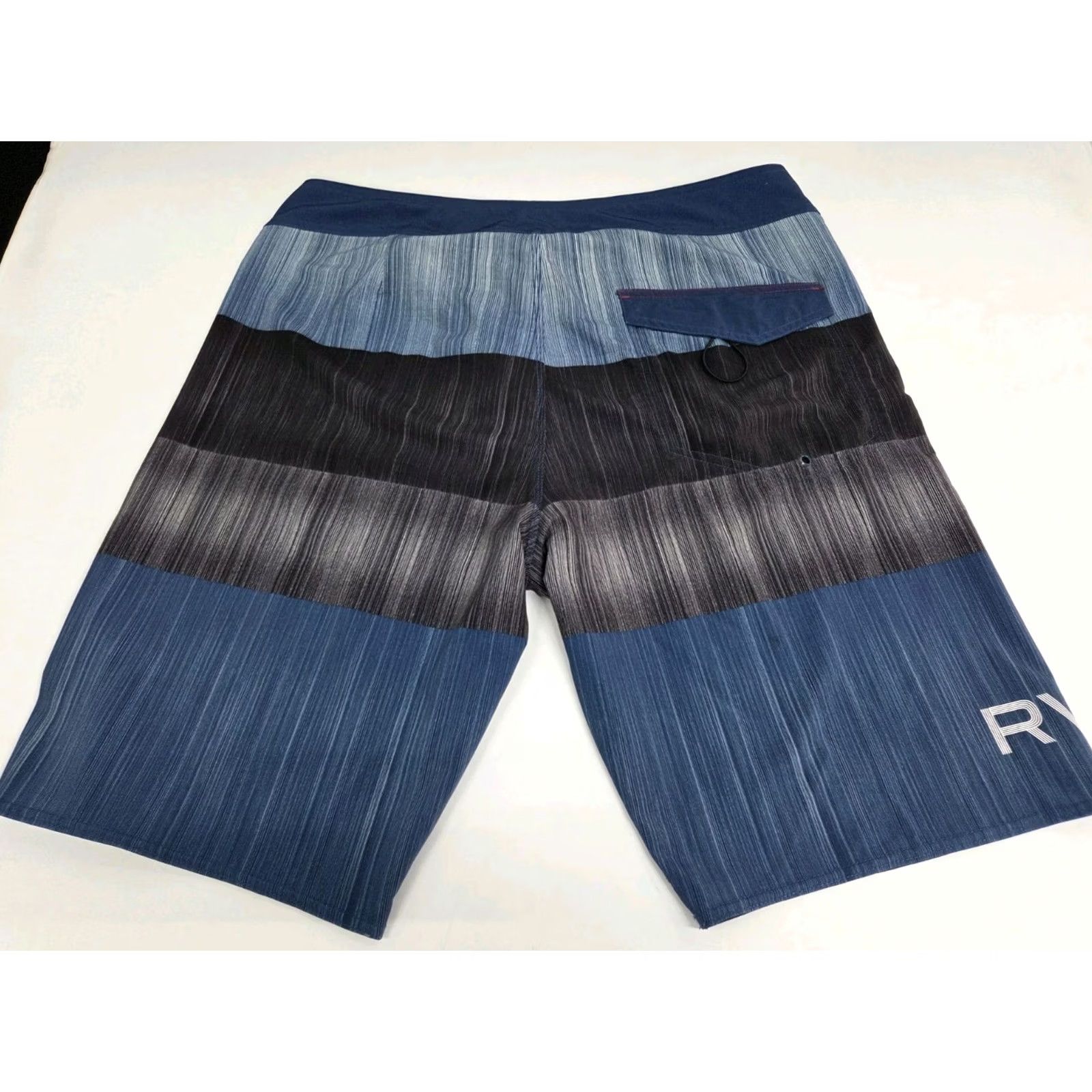 RVCA RVCA Mens Performance Stretch Boardshorts Drawstring Logo Embroidered 36 #8708 Size ONE SIZE - 5 Thumbnail