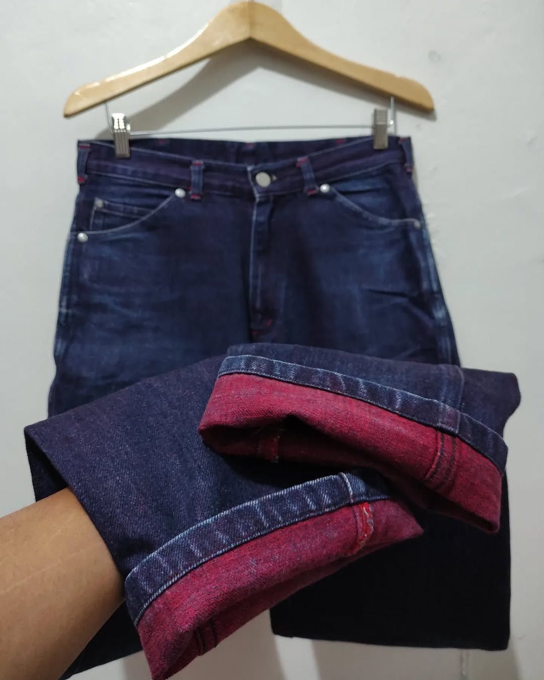 Beams Japan Beams Weft red Carpenter denim pants Size US 30 / EU 46 - 6 Thumbnail