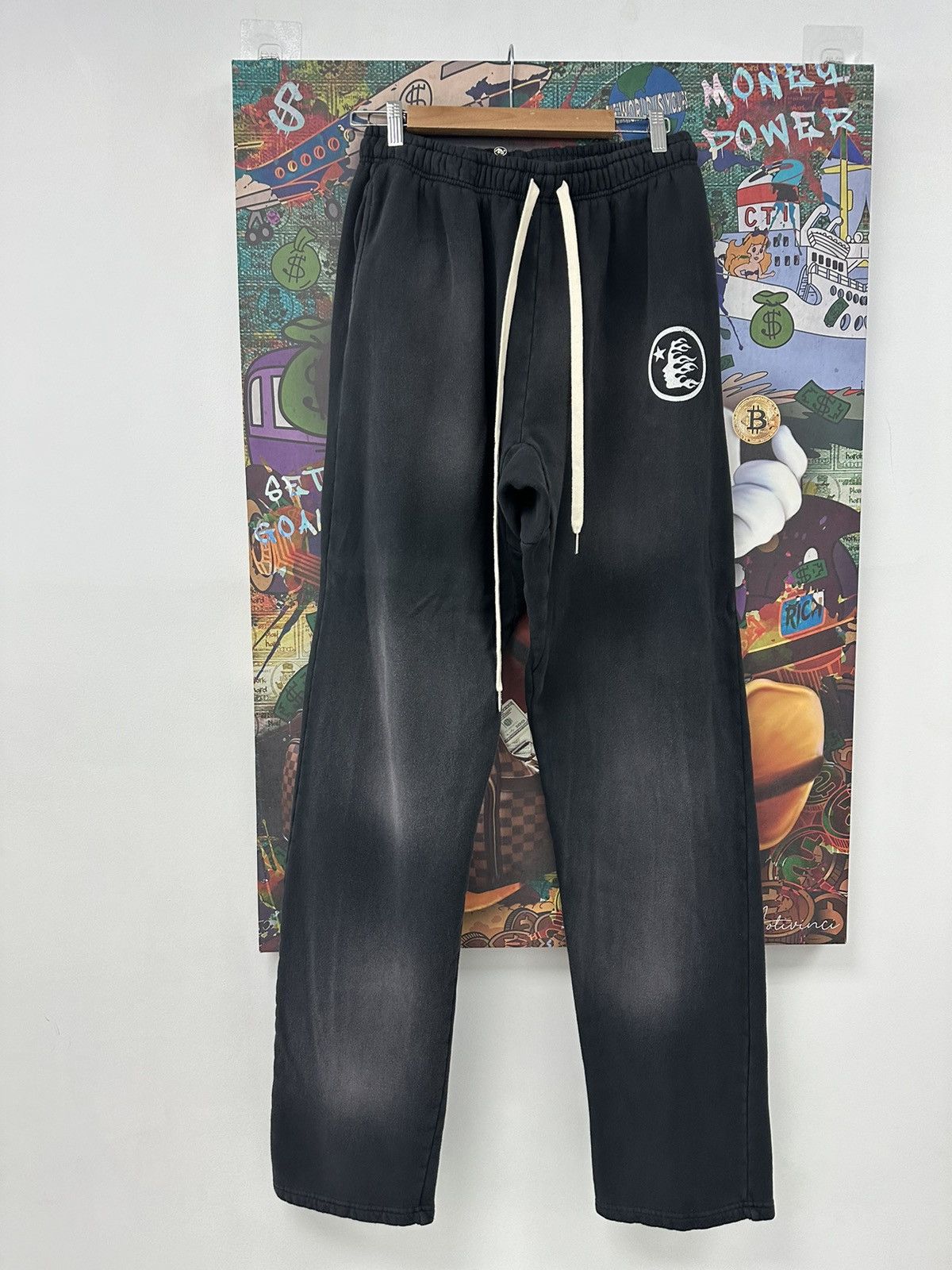 HELLSTAR Hellstar Classic Logo Face Flare Pants Size US 38 / EU 54 - 1 Thumbnail