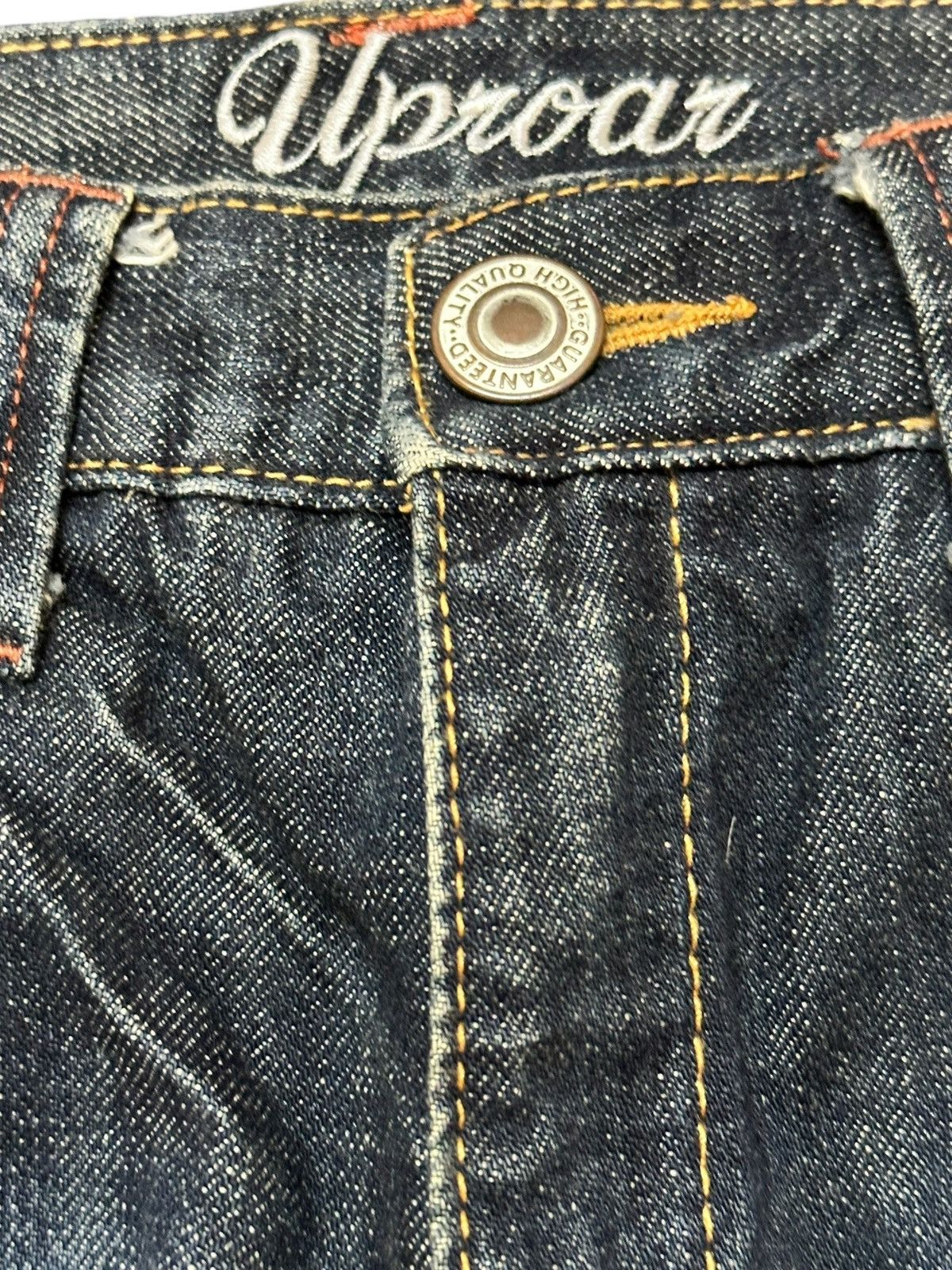 POST ARCHIVE FACTION (PAF) Vintage Uproar Whiskers Grunge Distressed Denim Size US 29 - 6 Thumbnail