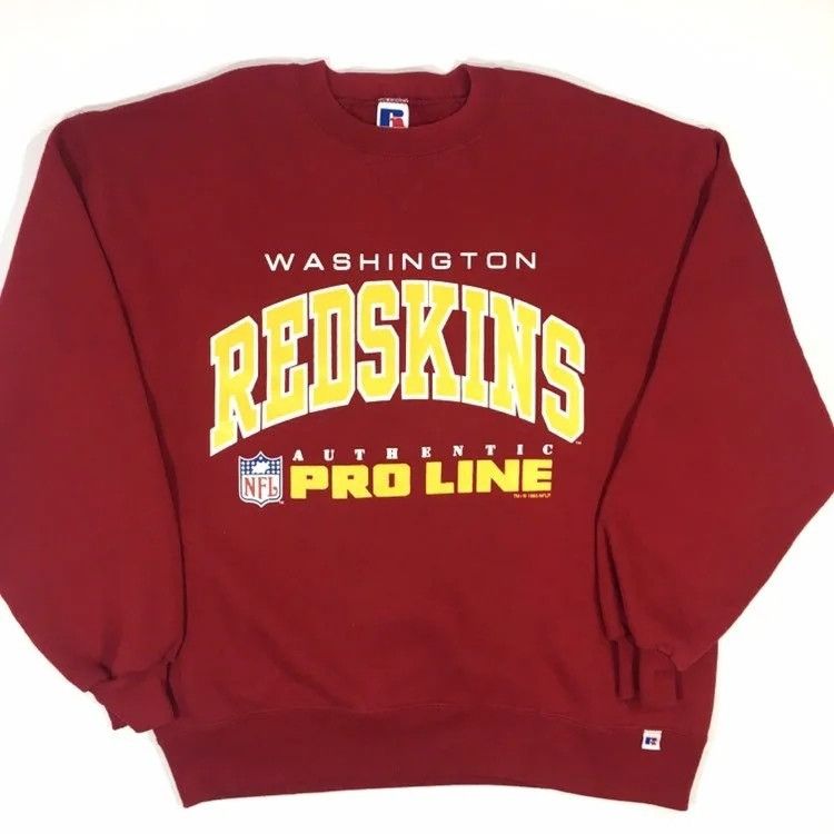 Russell Athletic NoS New Vtg 1995 Russell Athletic Maroon NFLP NFL Sweatshirt Size US L / EU 52-54 / 3 - 2 Thumbnail