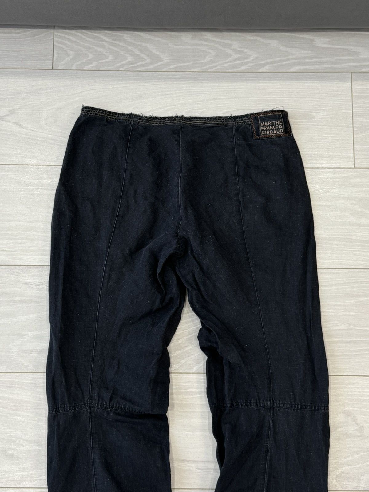 Marithe + Francois Girbaud Marithe Francois Girbaud Linen Glamour Design Luxury Pants Size 34" / US 12 / IT 48 - 12 Thumbnail