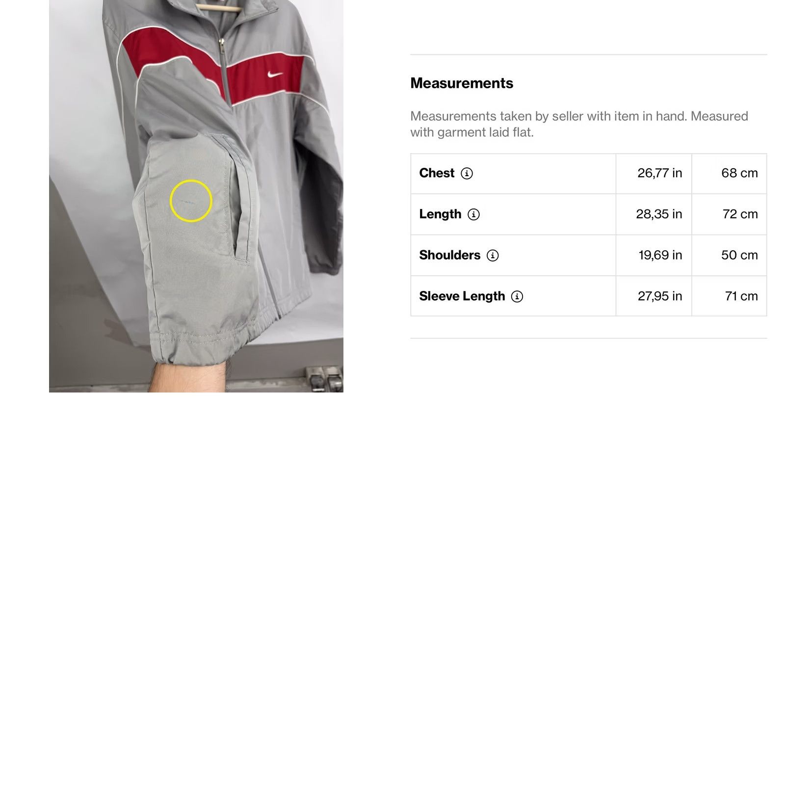 Nike 🇺🇸 Vintage 90s Nike Athletic Dept Track Jacket Windbreaker XL Gray Size US XL / EU 56 / 4 - 8 Thumbnail