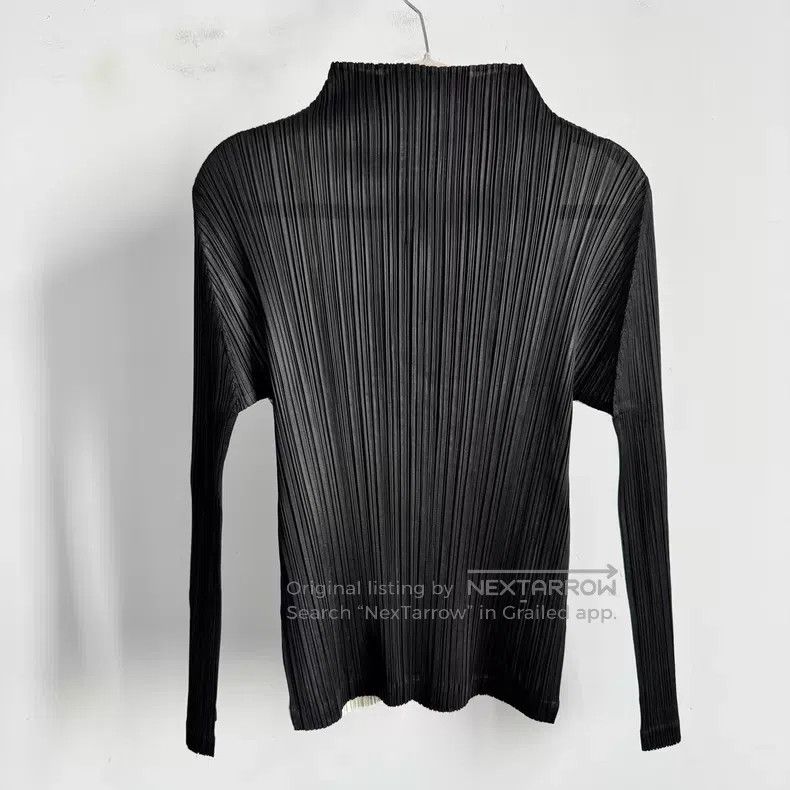 Issey Miyake Issey Miyake Black Long Sleeve Size L / US 10 / IT 46 - 2 Thumbnail