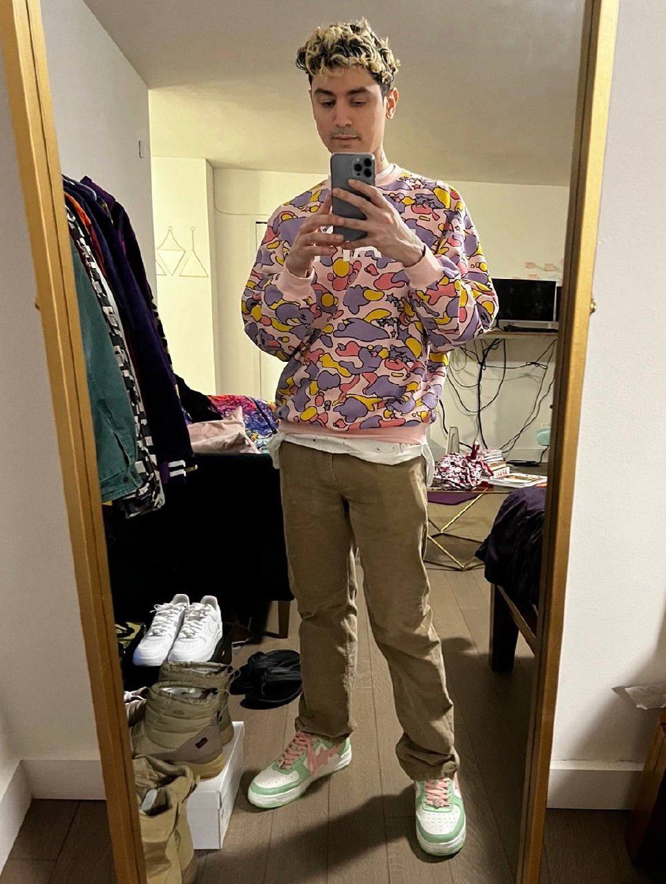 Bape BAPE STA CAMO OVERSIZED CREW NECK Size US S / EU 44-46 / 1 - 2 Thumbnail