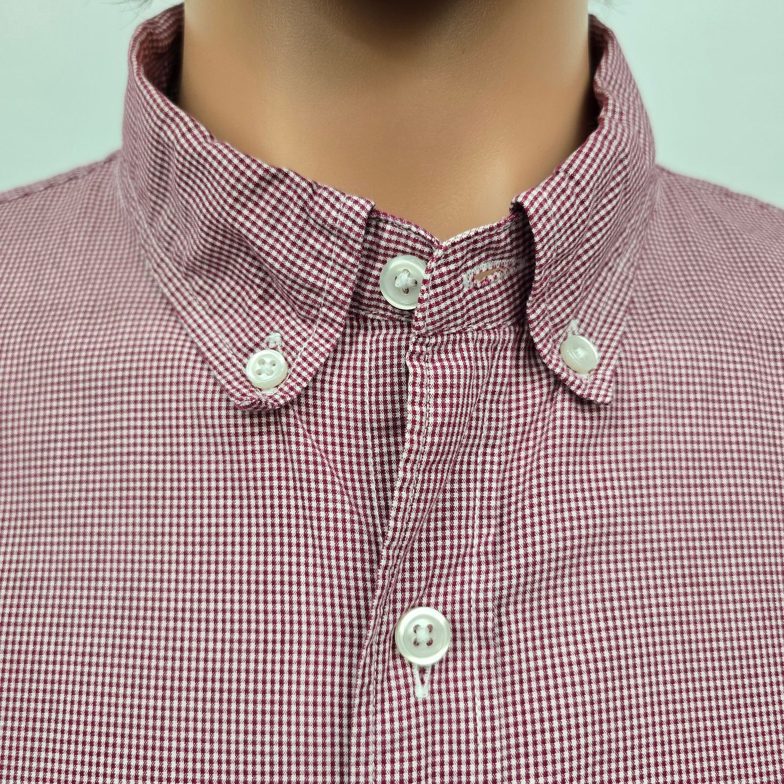 J.Crew J. Crew Shirt Men XL Micro / Mini Gingham Check Button down Size US XL / EU 56 / 4 - 4 Thumbnail