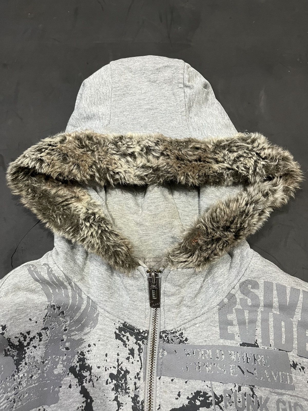 If Six Was Nine × Japanese Brand × Le Grande Bleu (L.G.B.) Design united fur hoodie ifsixwasnine lgb styled Size US L / EU 52-54 / 3 - 6 Thumbnail