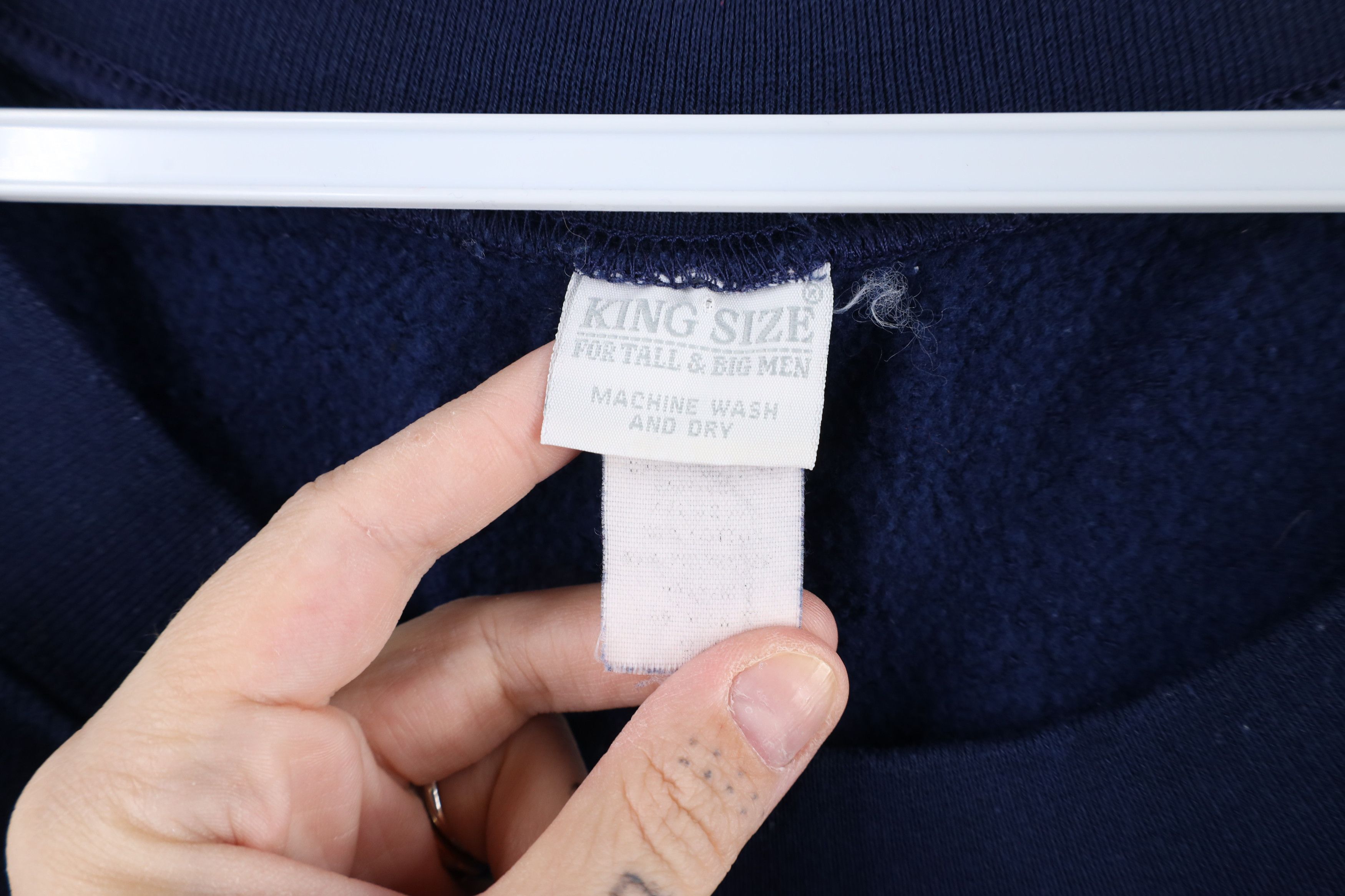 Vintage Vintage 90s Streetwear White Tiger Crewneck Sweatshirt Size US XXL / EU 58 / 5 - 7 Thumbnail